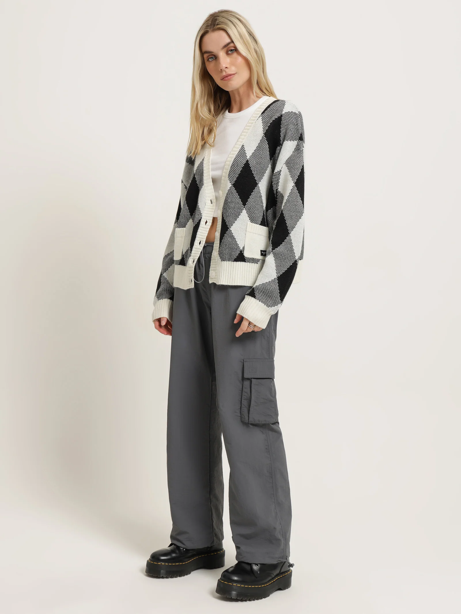 Pattern Knit Cardigan - Image 5