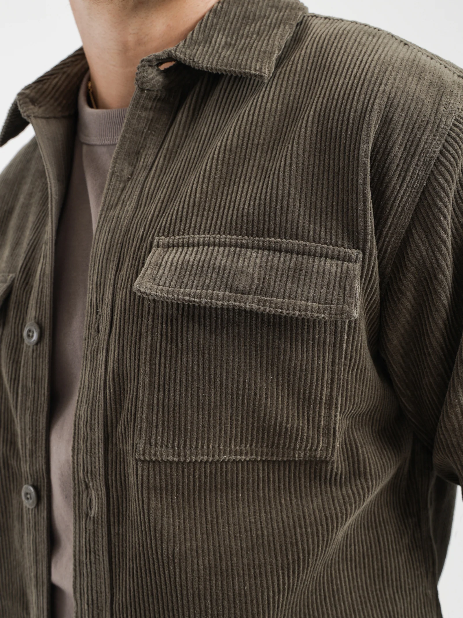 Payton Cord Overshirt - Image 4