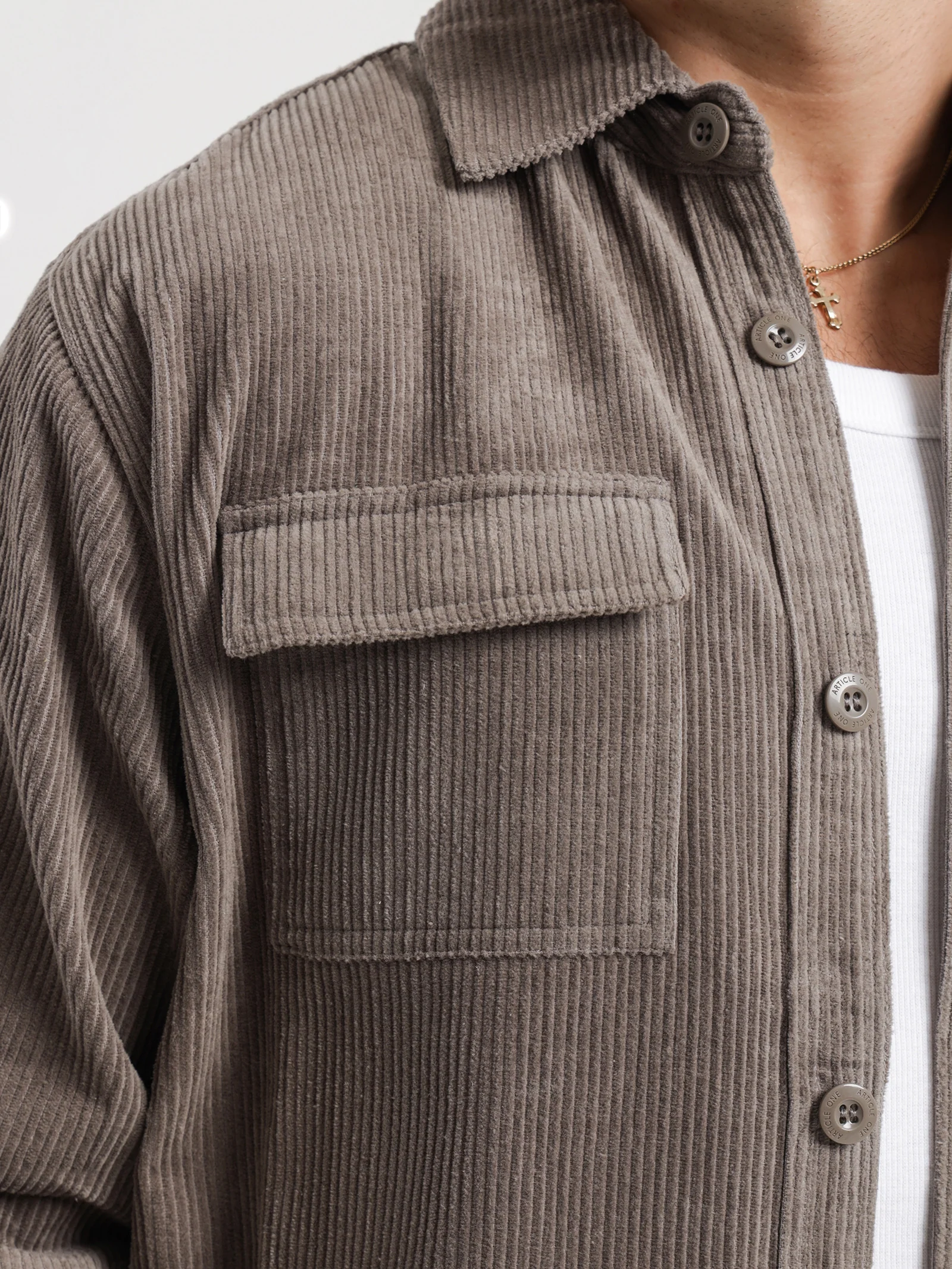 Payton Cord Overshirt - Image 4
