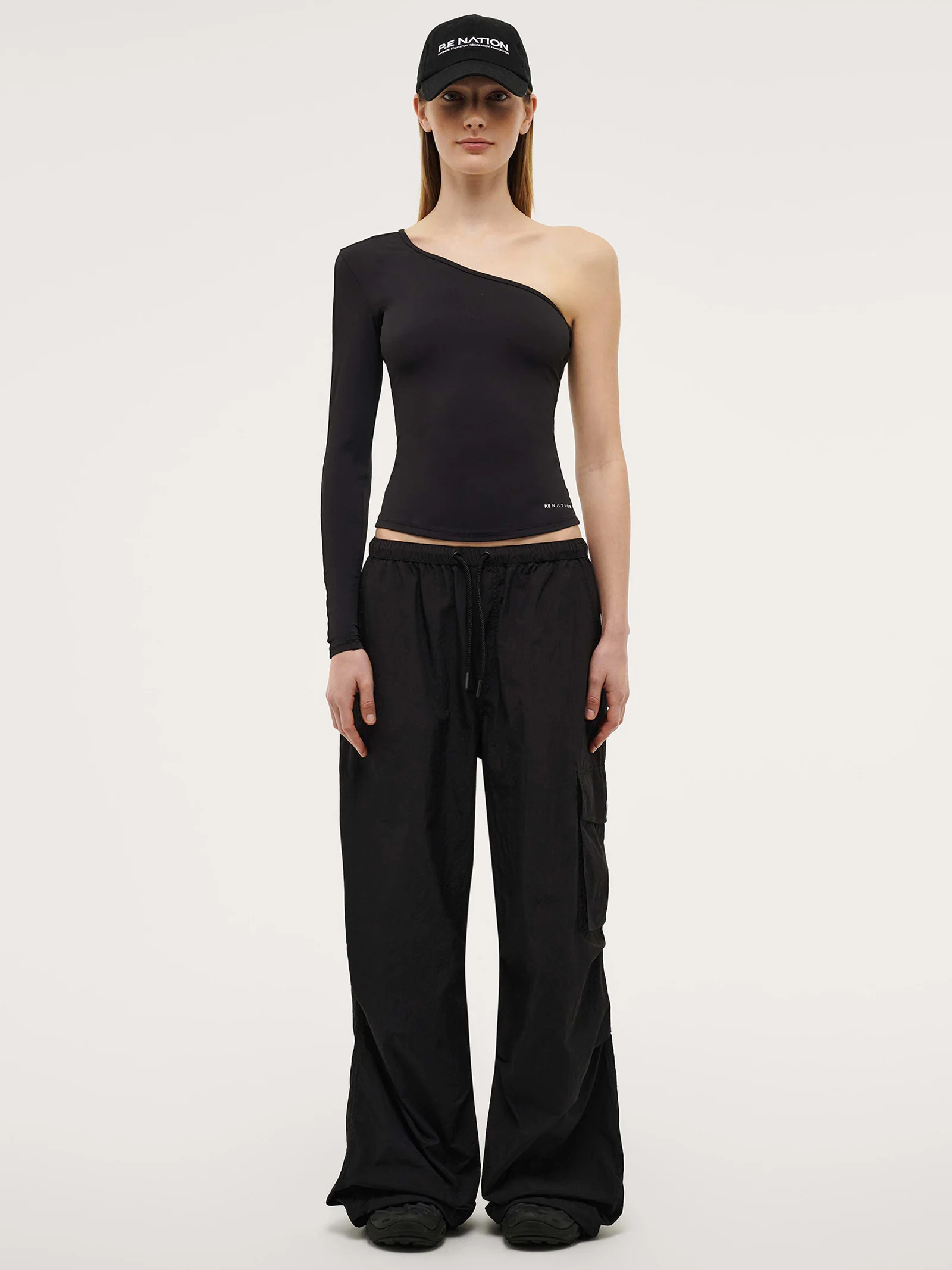 Foundation Asymmetric Long Sleeve Top - Image 2
