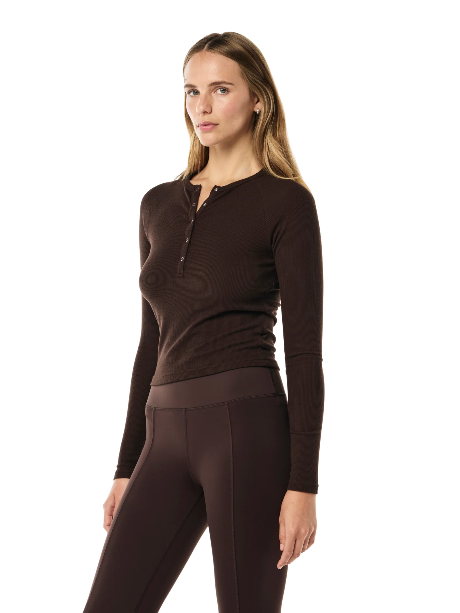 Prive Rib Long Sleeve Tee - Image 3