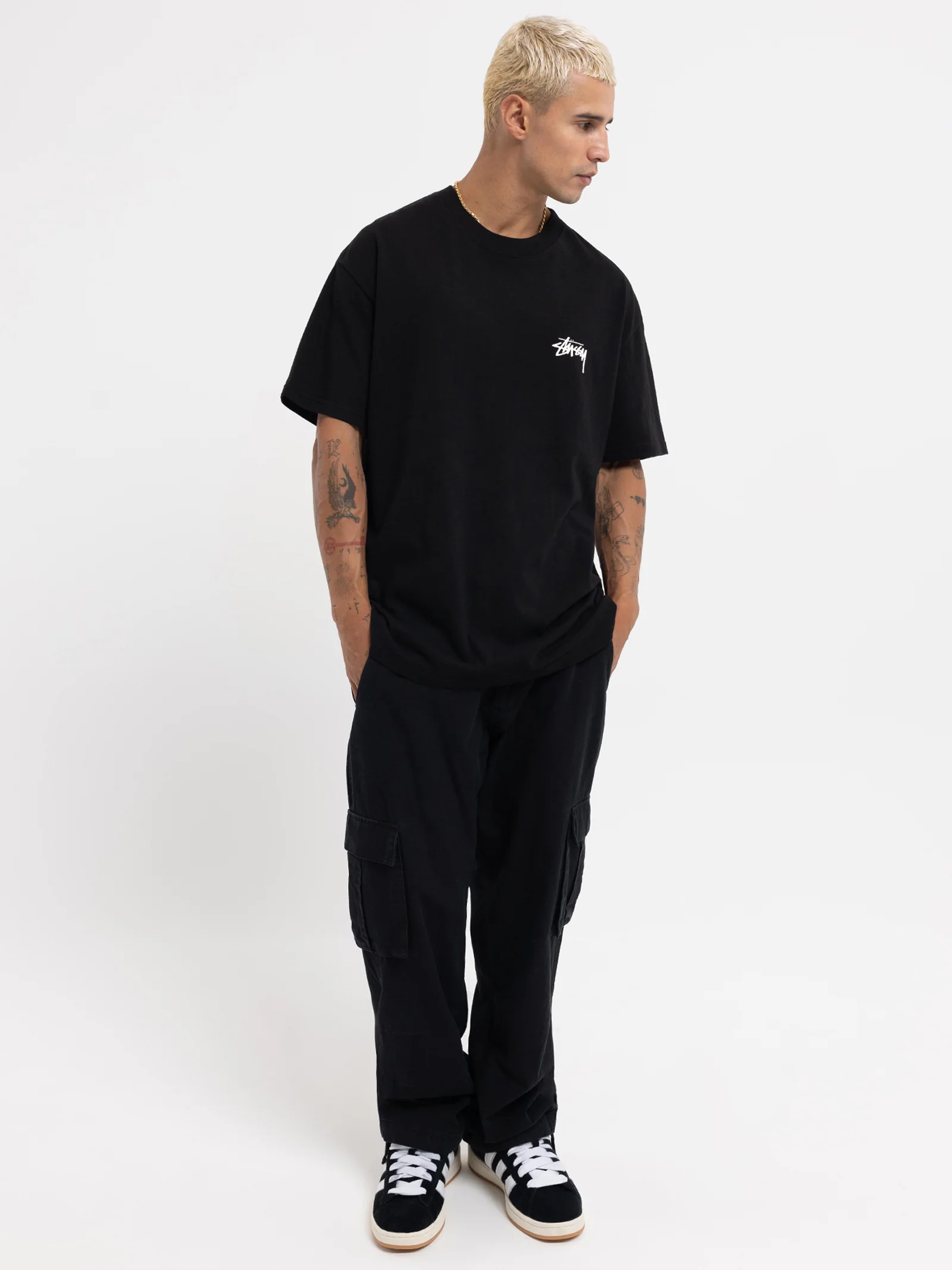Peace And Love Heavyweight T-Shirt - Image 3