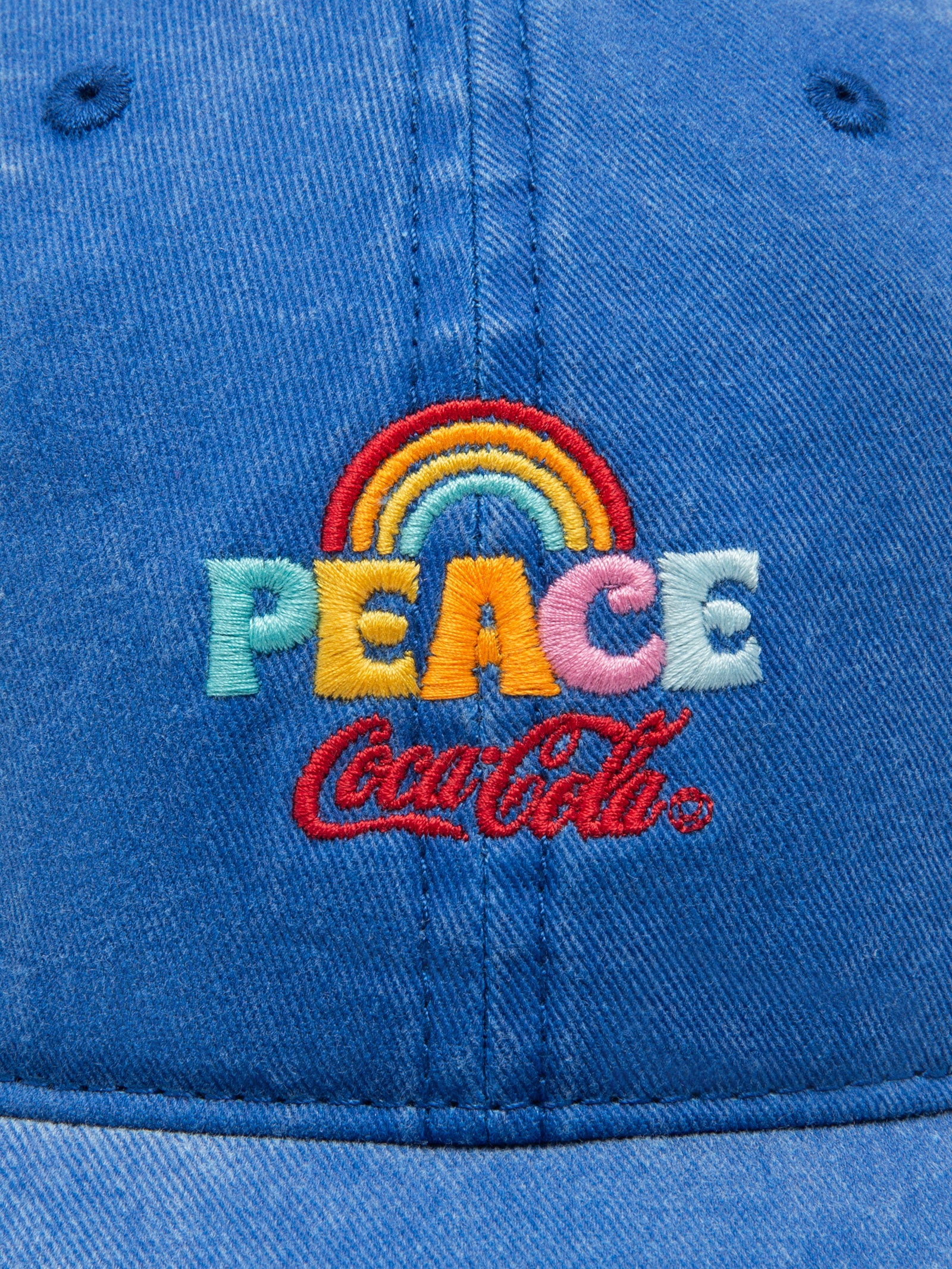 Peace Coke Raglan Wash Cap - Image 2