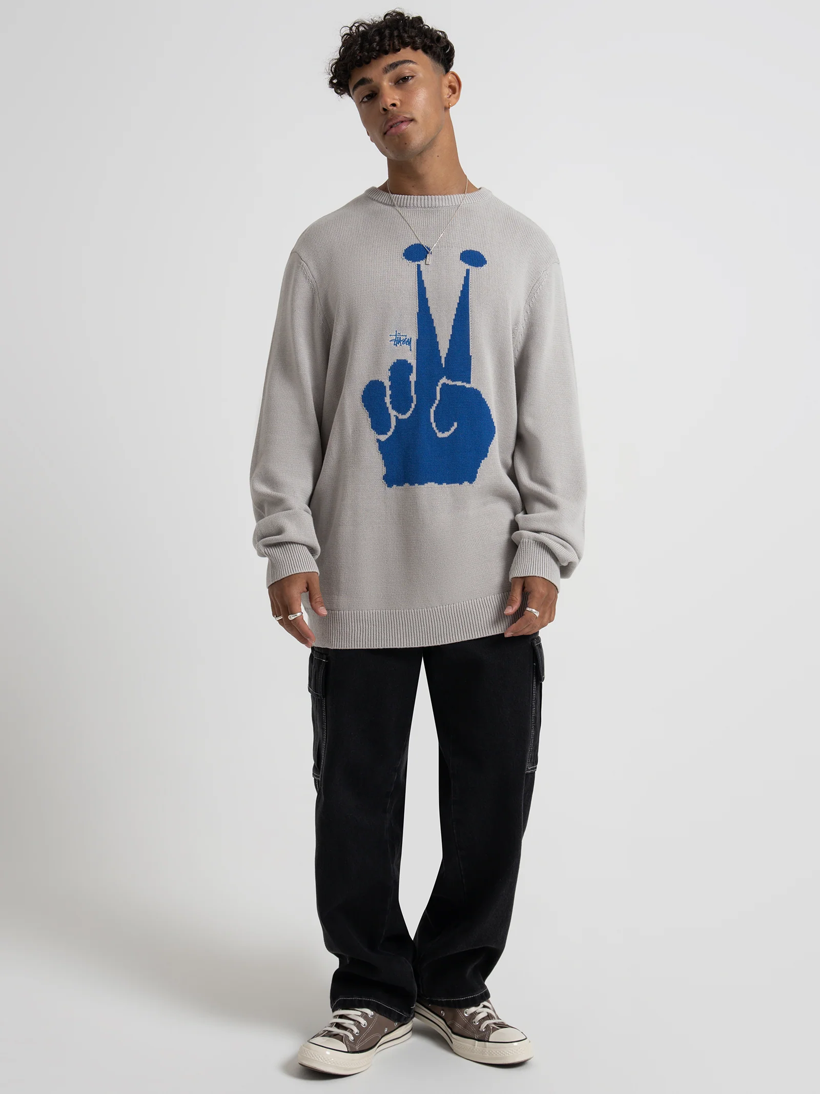 Peace Crown Knit Crew - Image 2