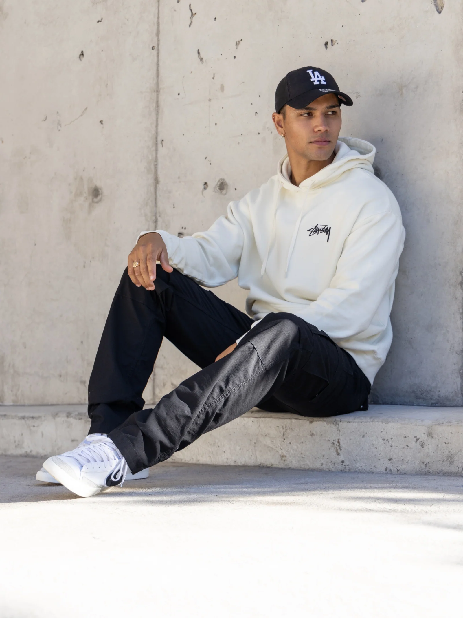 Peace Sign 50/50 Hoodie - Image 2