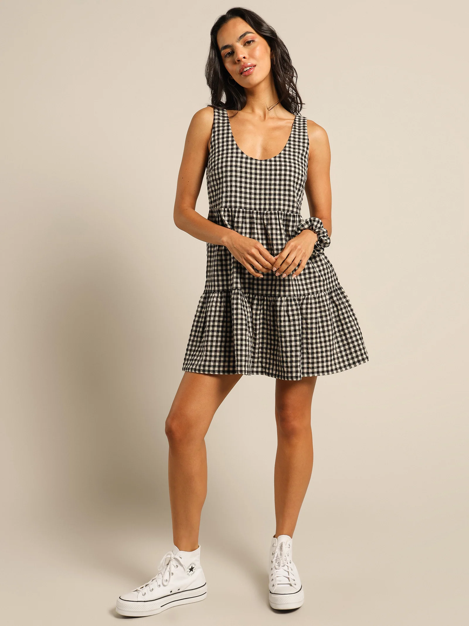 Penny Check Dress - Image 4