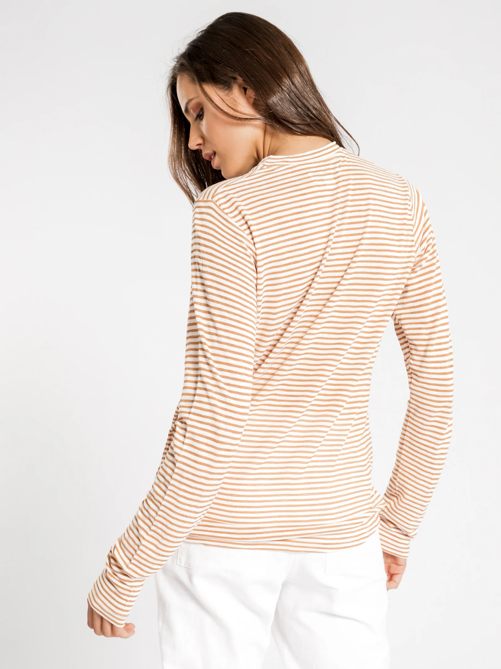 Phobe Stripe Long Sleeve T-Shirt - Image 3