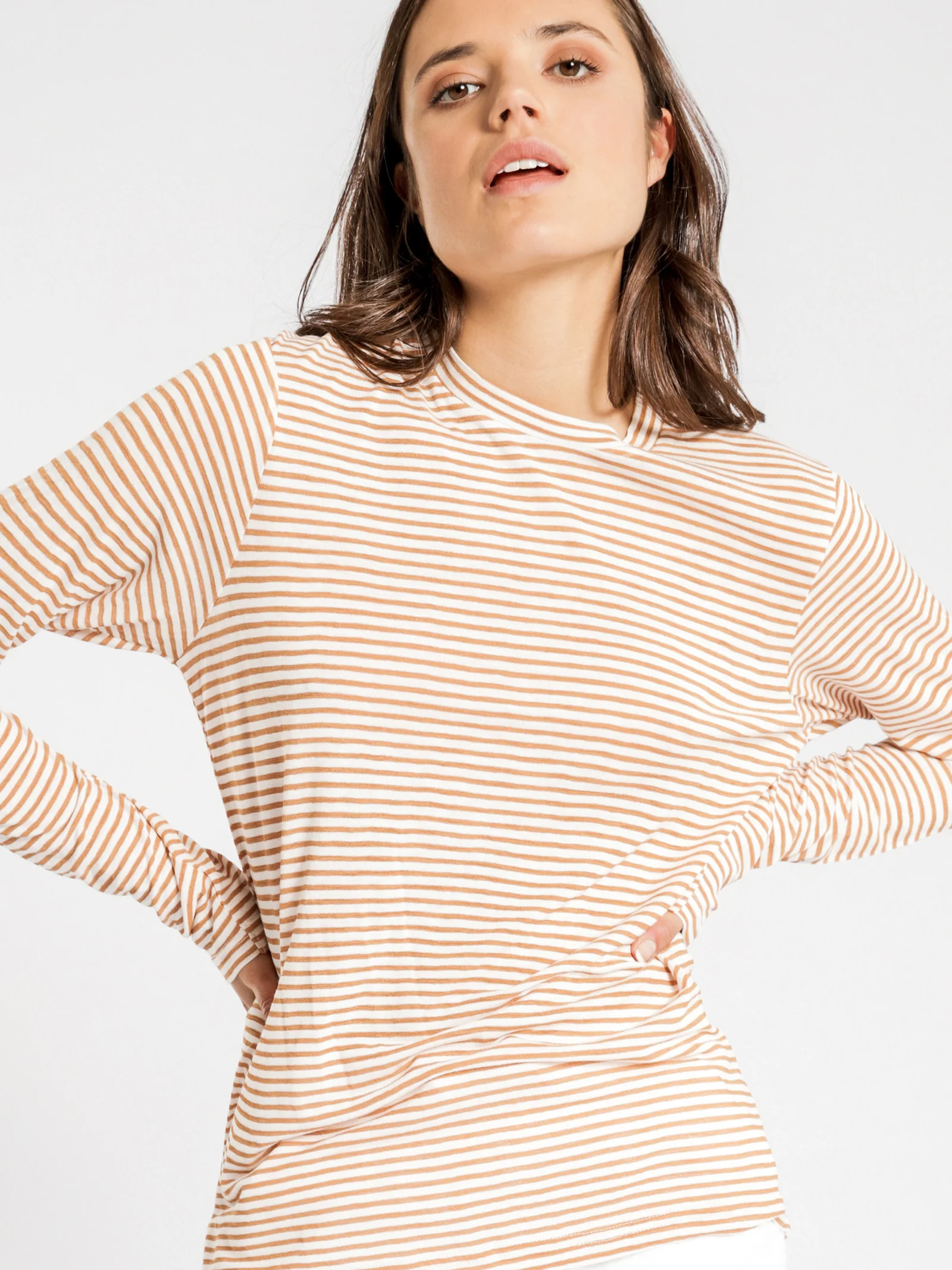 Phobe Stripe Long Sleeve T-Shirt - Image 5