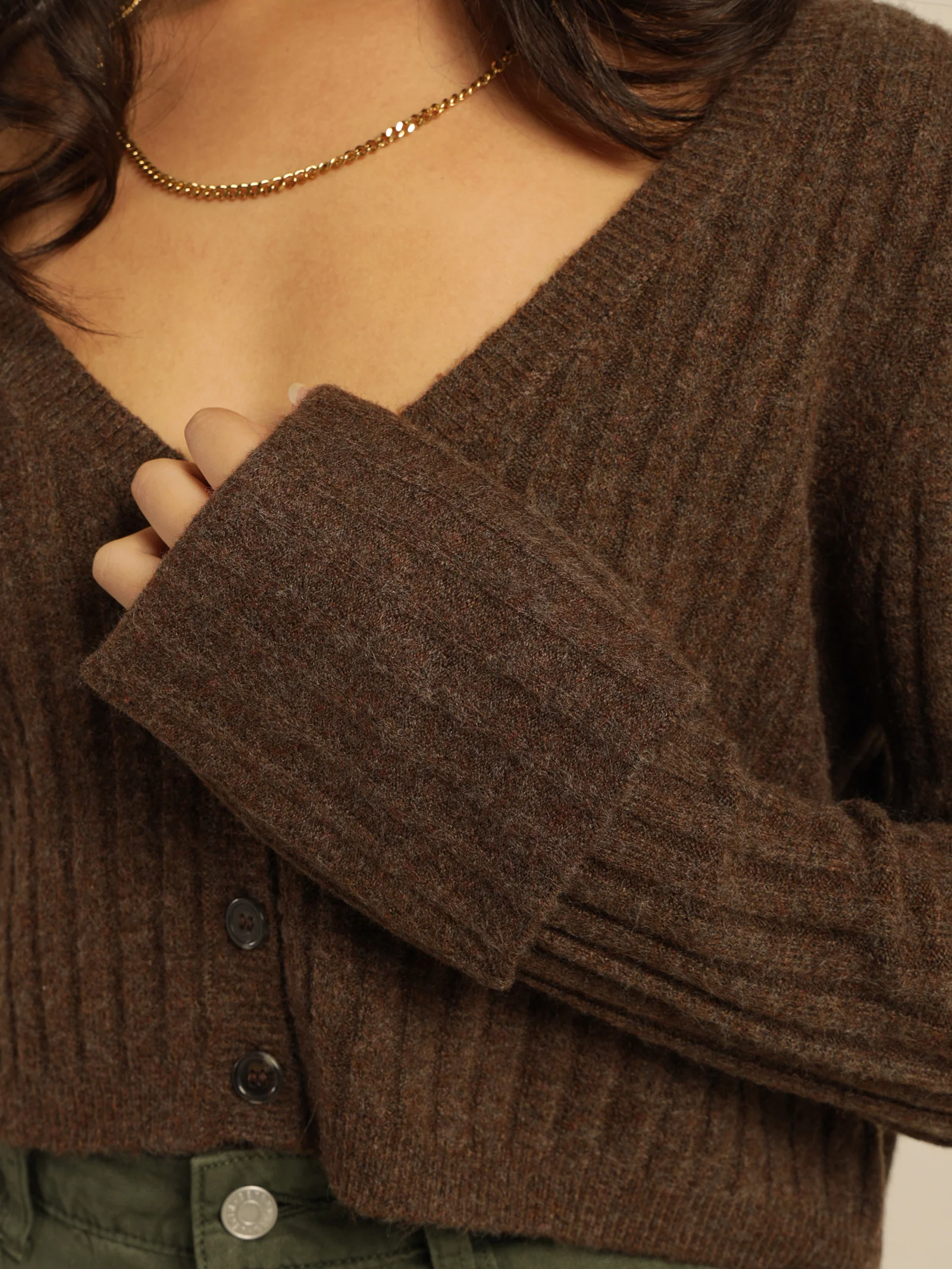 Phoebe Cropped Cardigan - Image 3