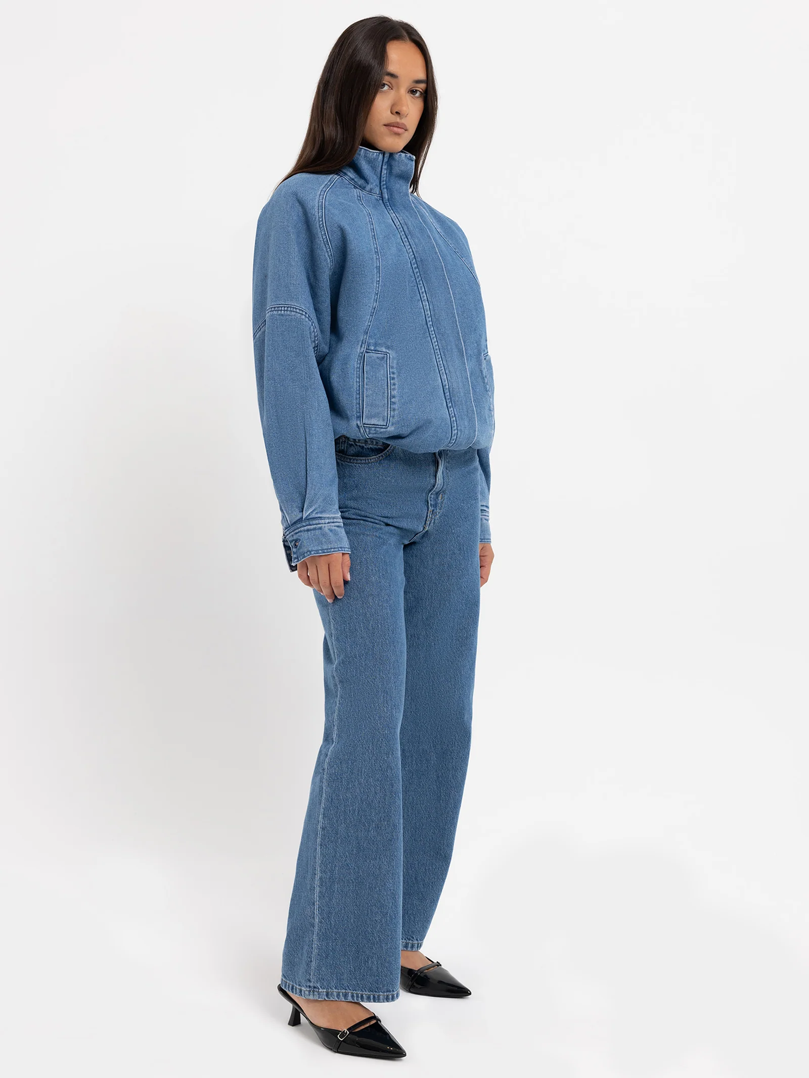 Phoebe Longline Bomber Jacket - Image 4