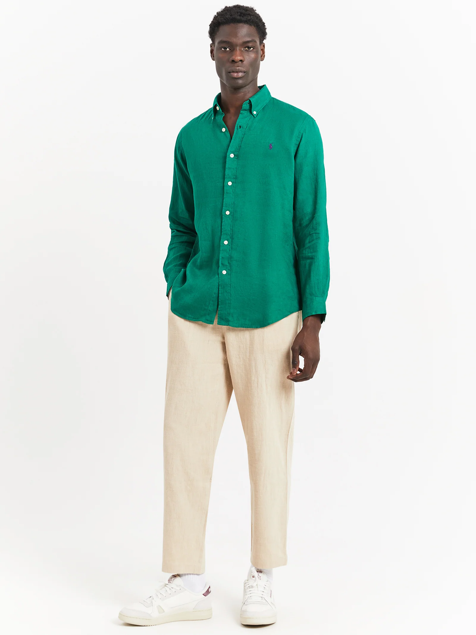 Piece Dye Linen T-Shirt - Image 2