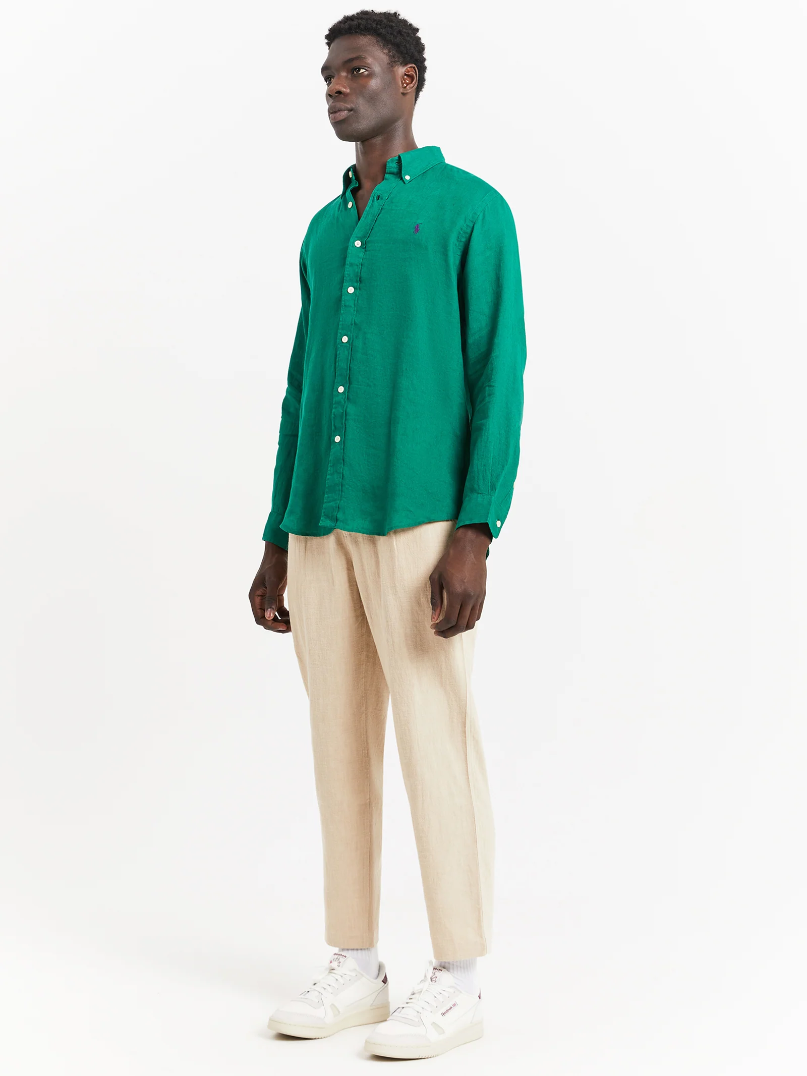 Piece Dye Linen T-Shirt - Image 4