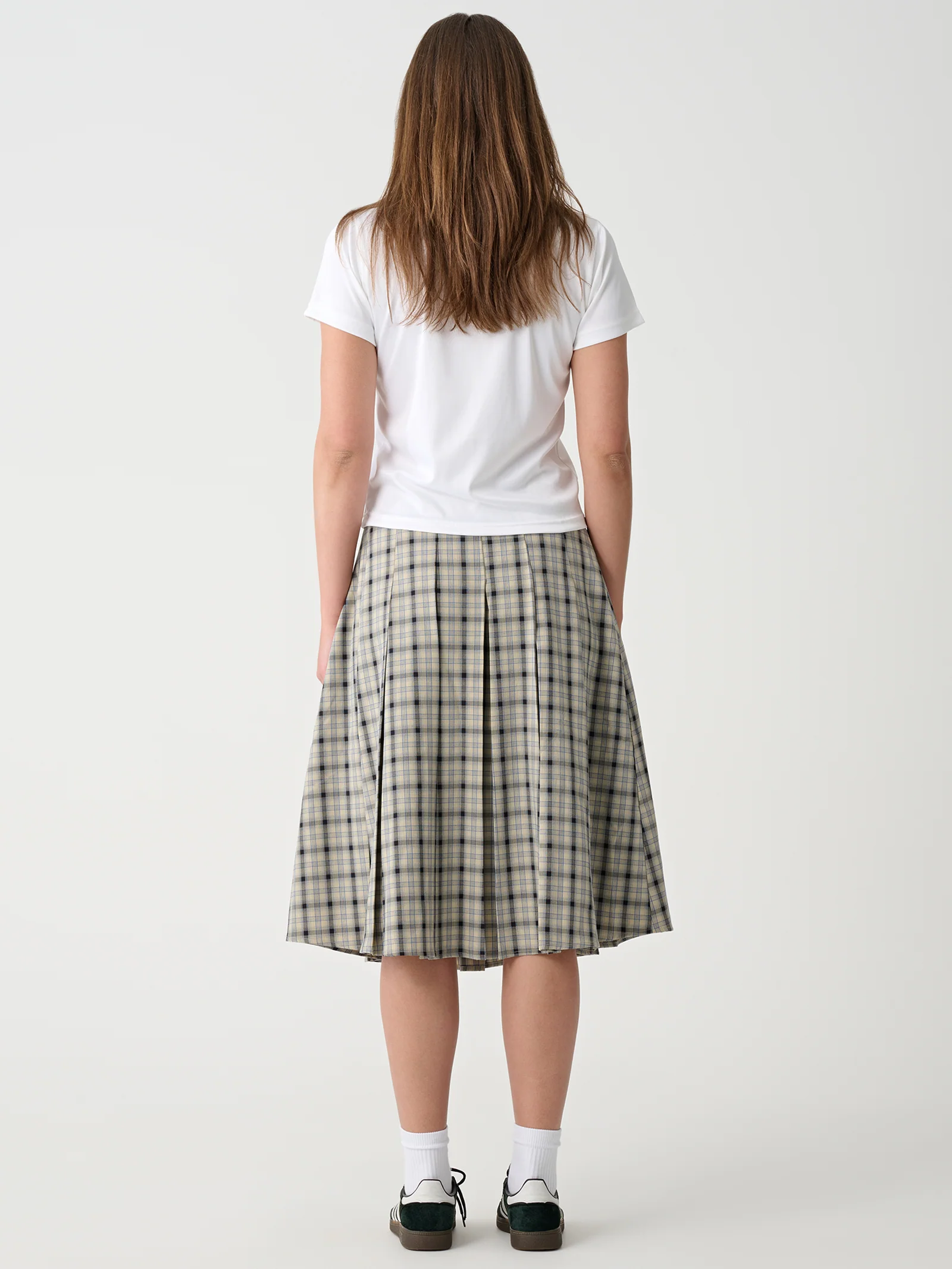 Plaid Midi Skirt - Image 6