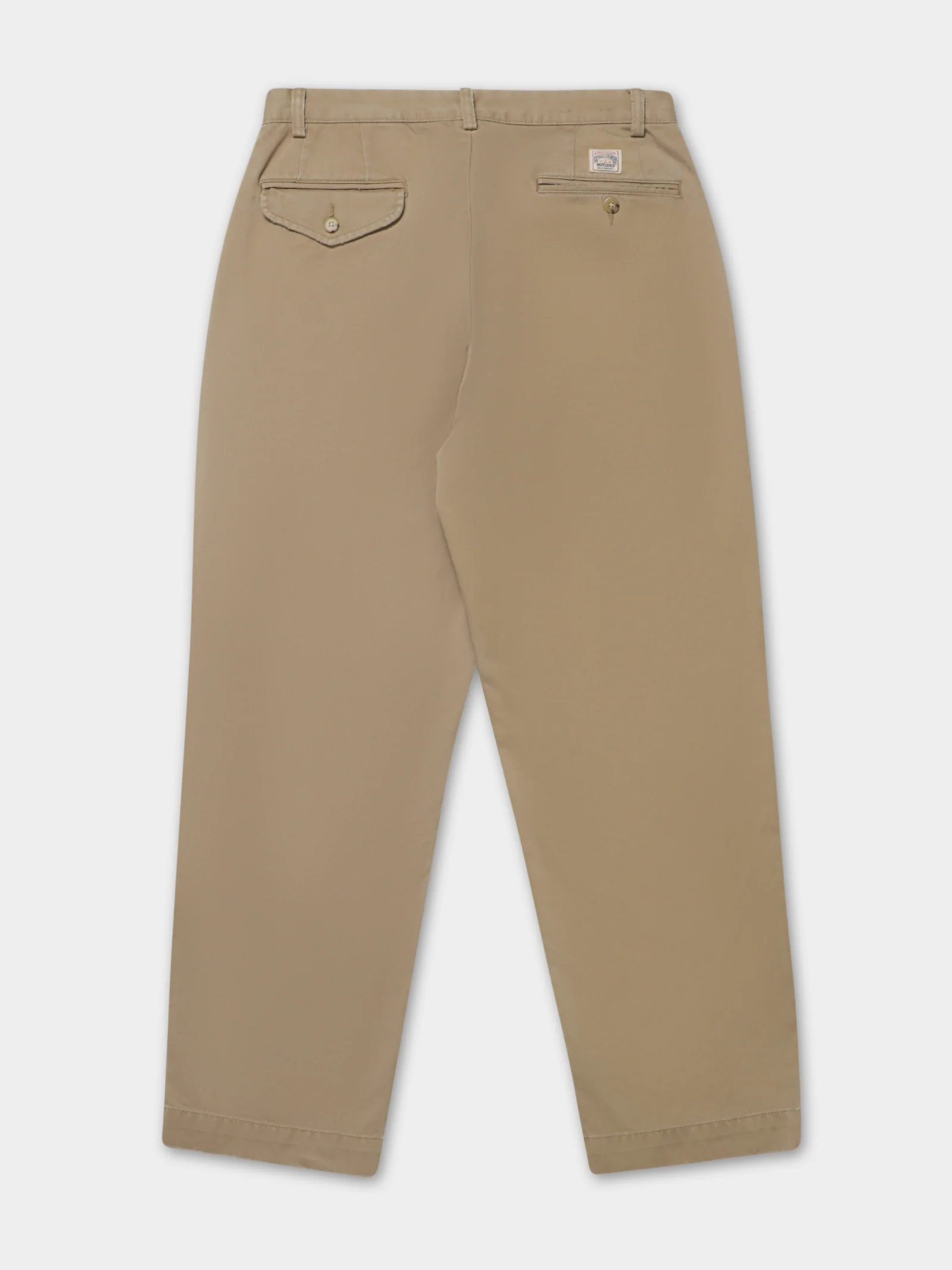 Pleat Detail Cotton Trousers - Image 8