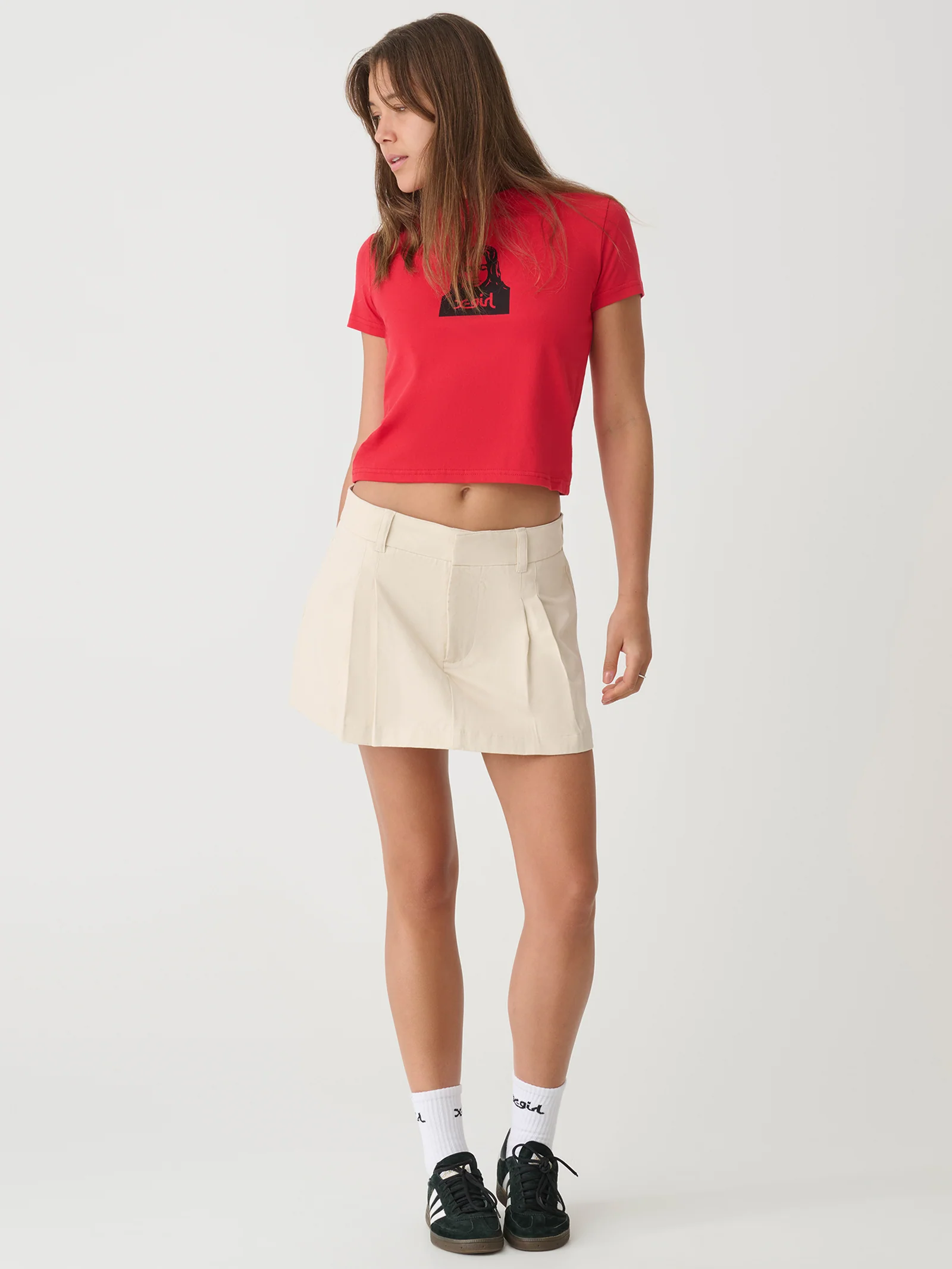 Pleated Mini Skirt - Image 3