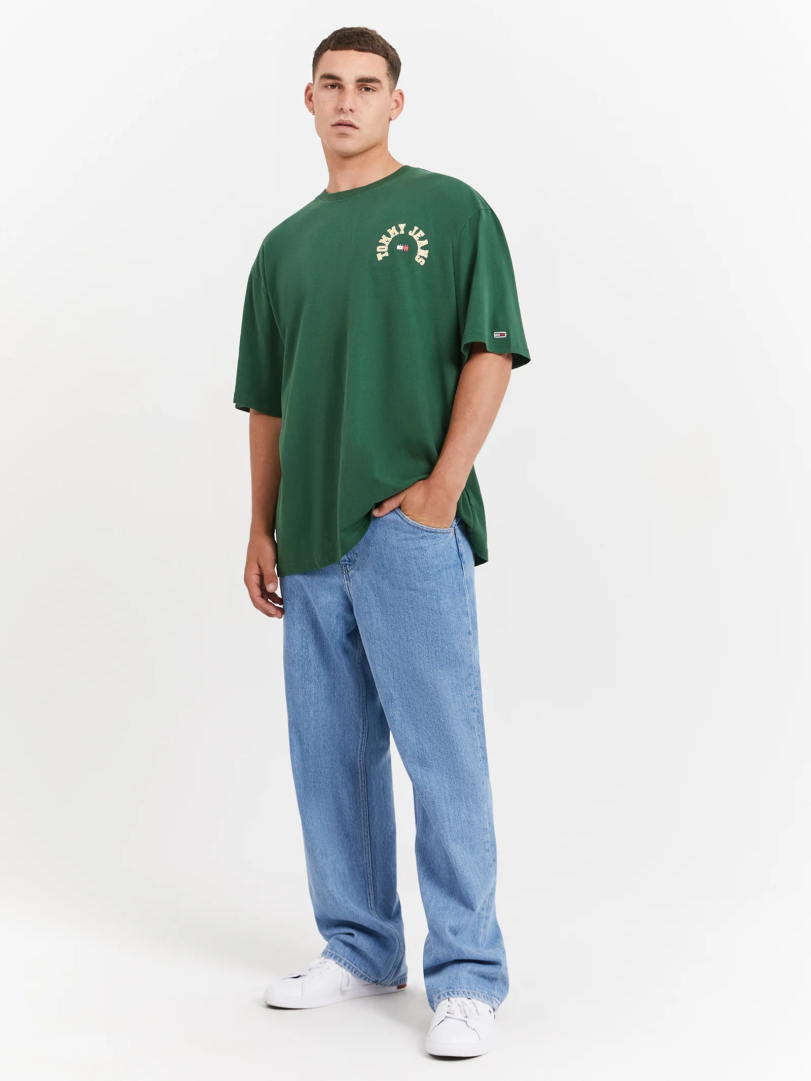 Plus Skate Curved College T-Shirt - Image 3