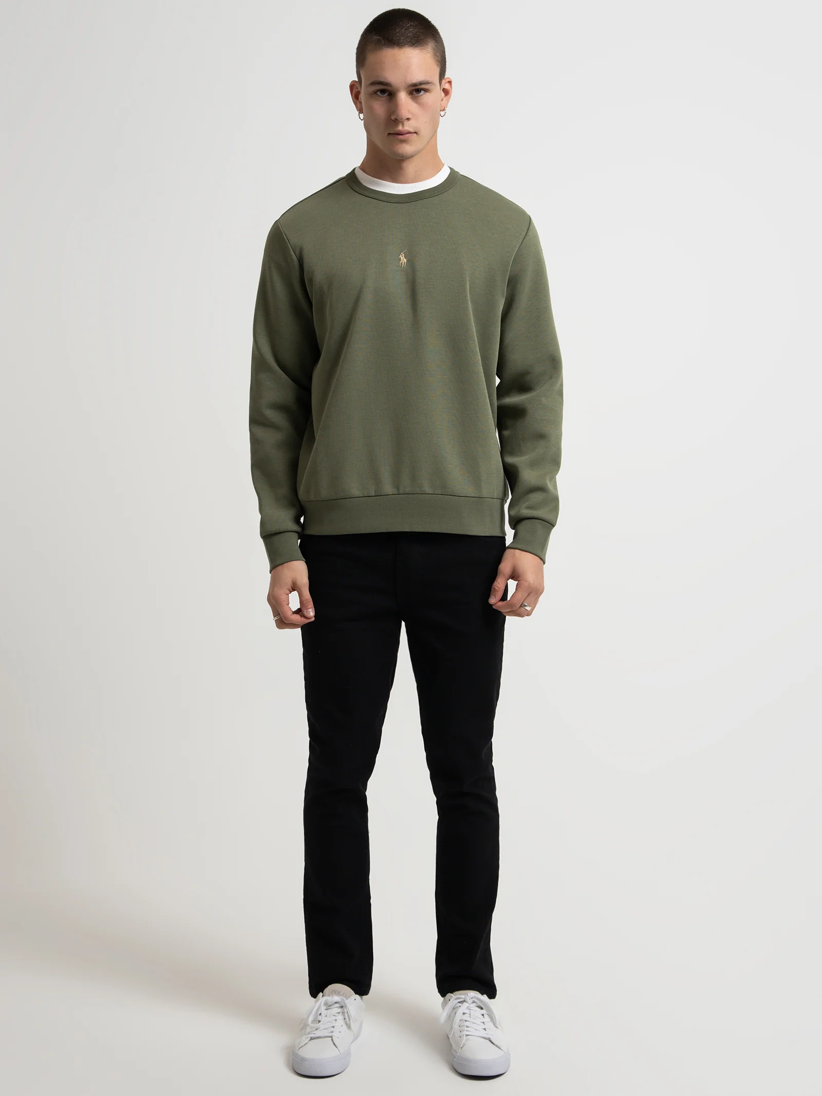 Centre Logo Crew Sweater - Image 2