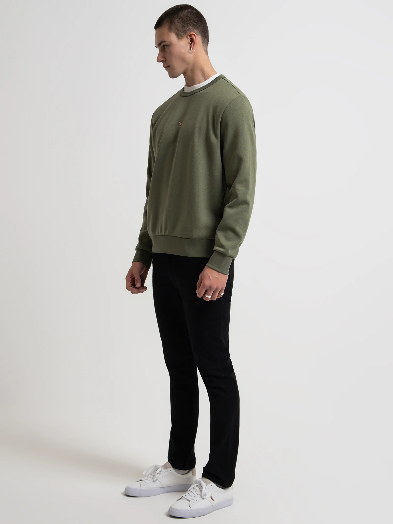 Centre Logo Crew Sweater - Image 4