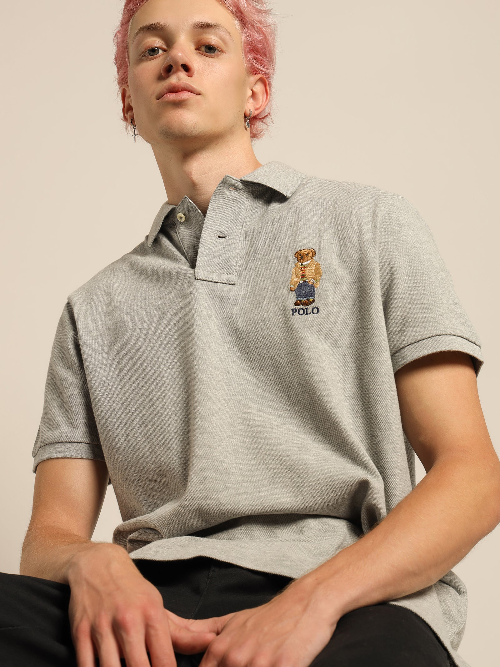 Polo Bear Custom Fit Polo Shirt - Image 4