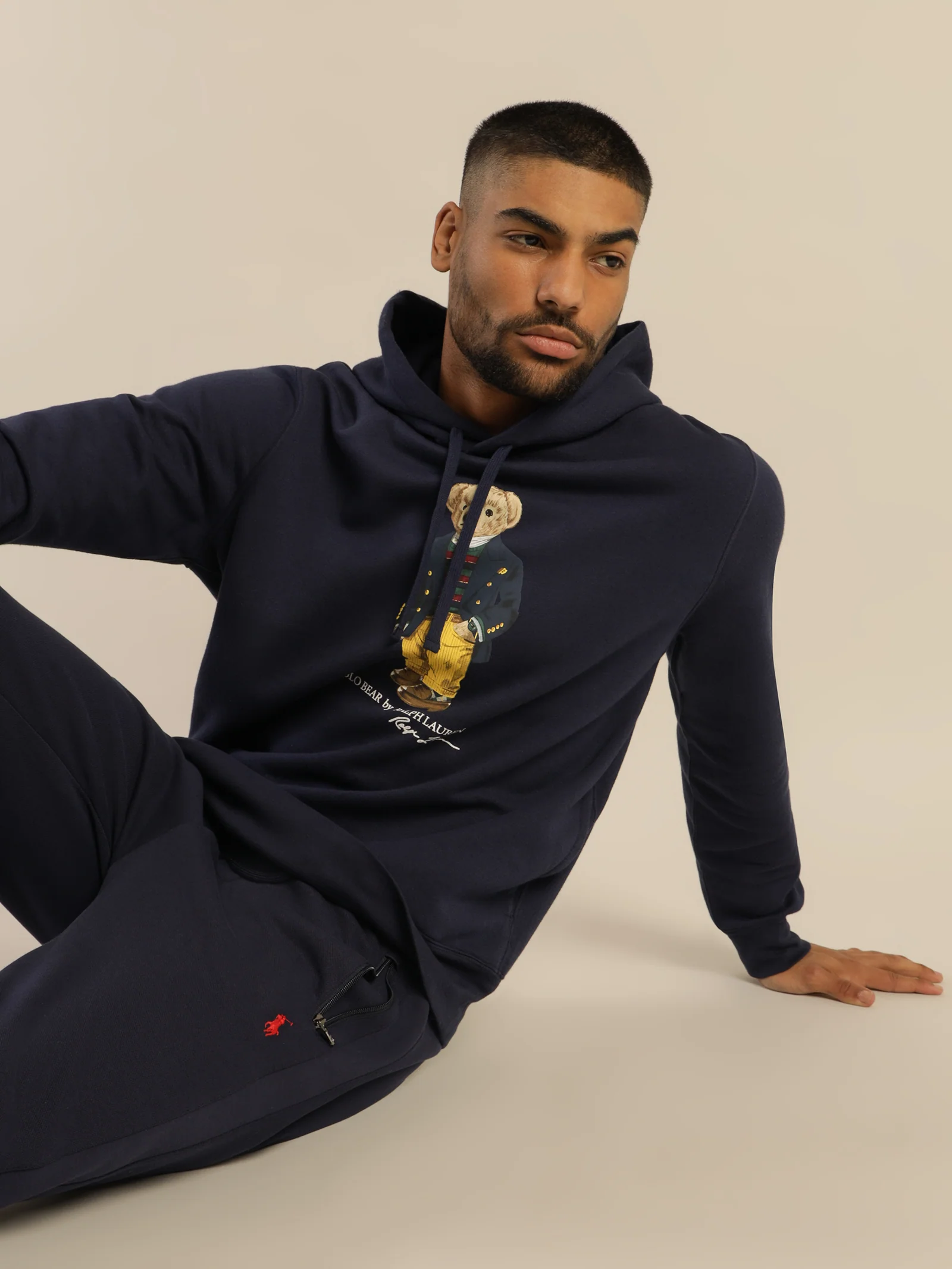 Polo Bear Fleece Hoodie - Image 2