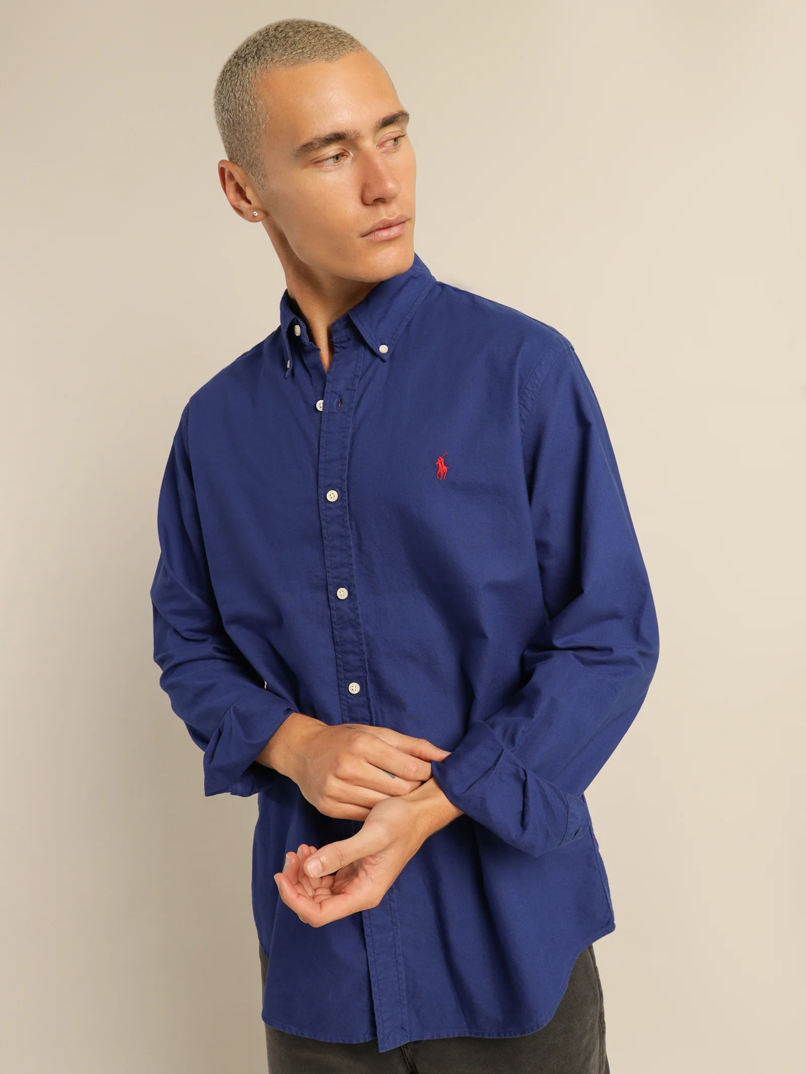 Polo Custom Fit Oxford Shirt - Image 3