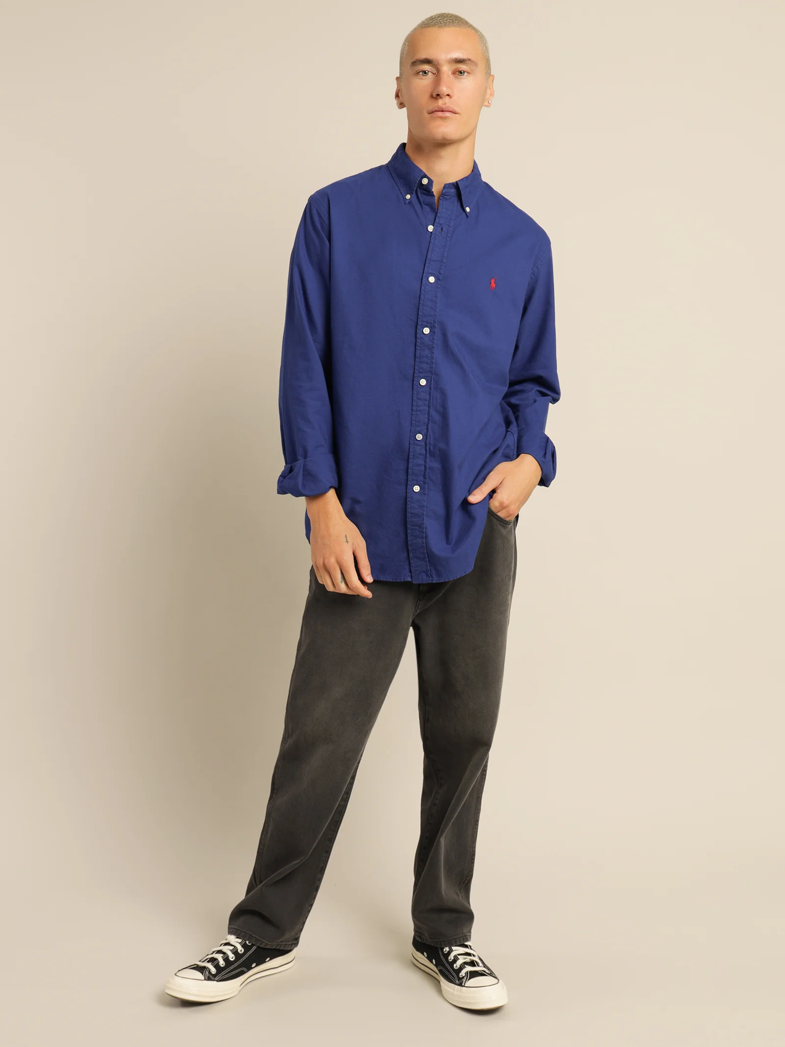 Polo Custom Fit Oxford Shirt - Image 4