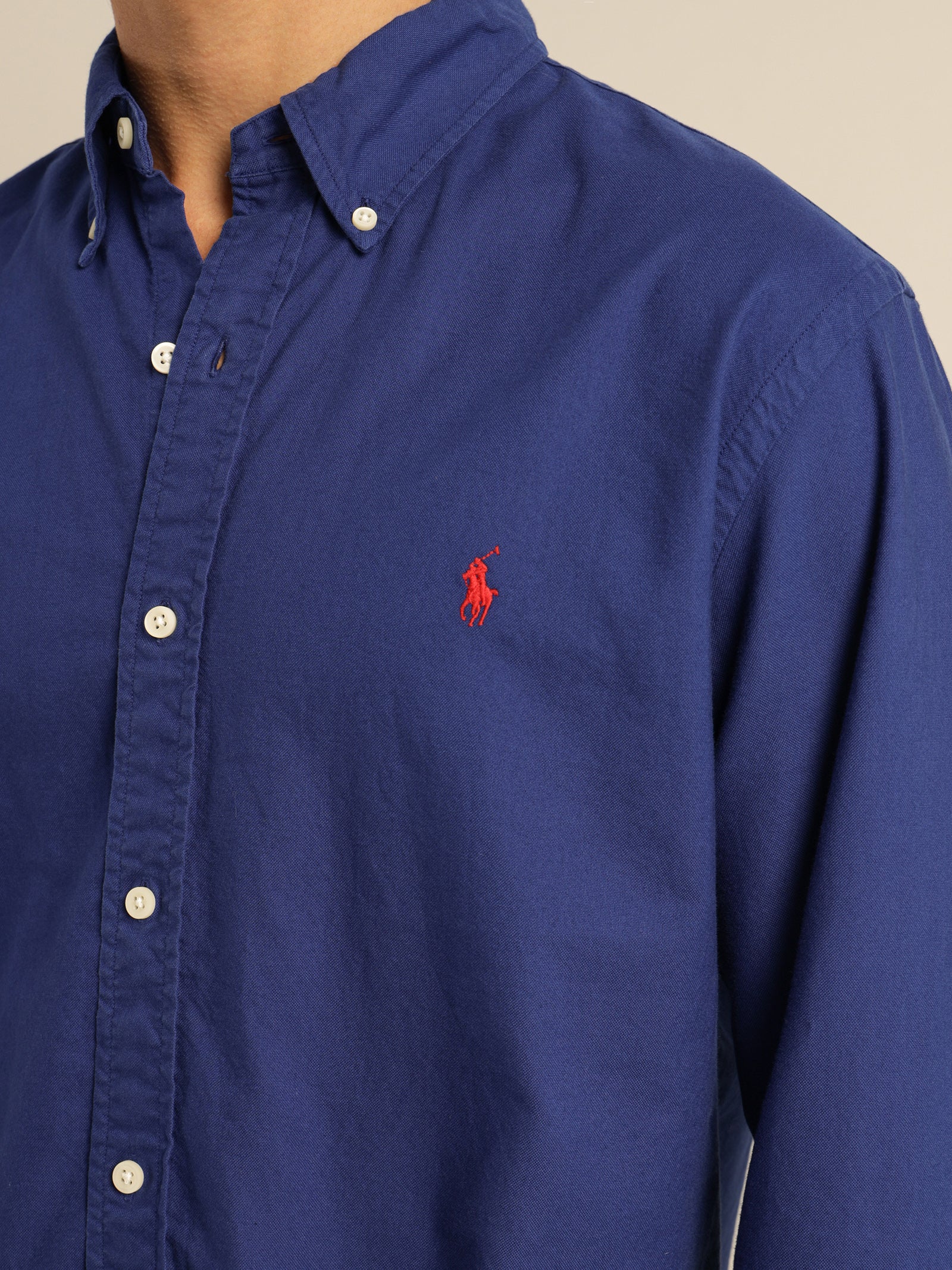 Polo Custom Fit Oxford Shirt - Image 5