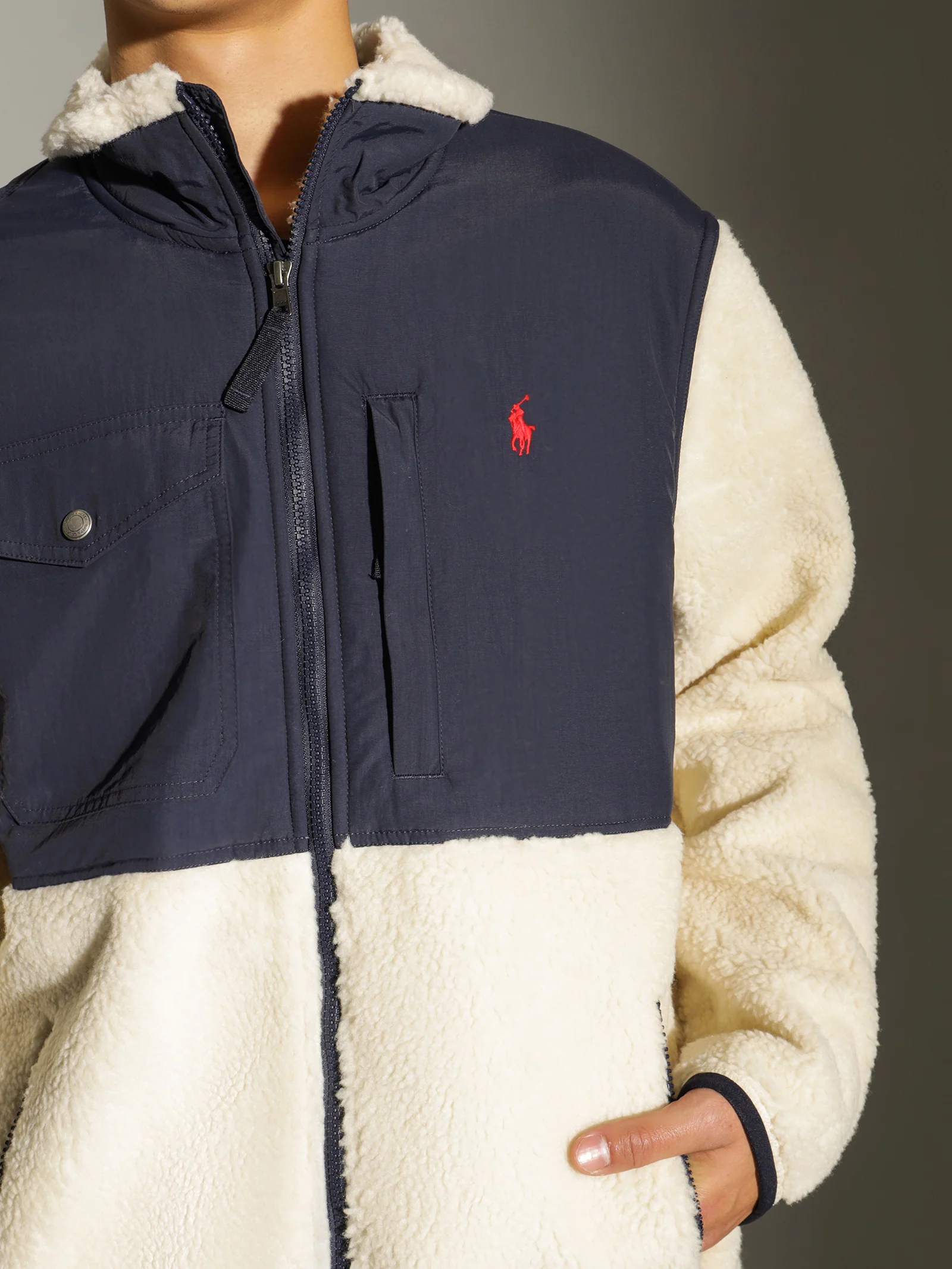 Polo Faux Shearling Jacket - Image 4