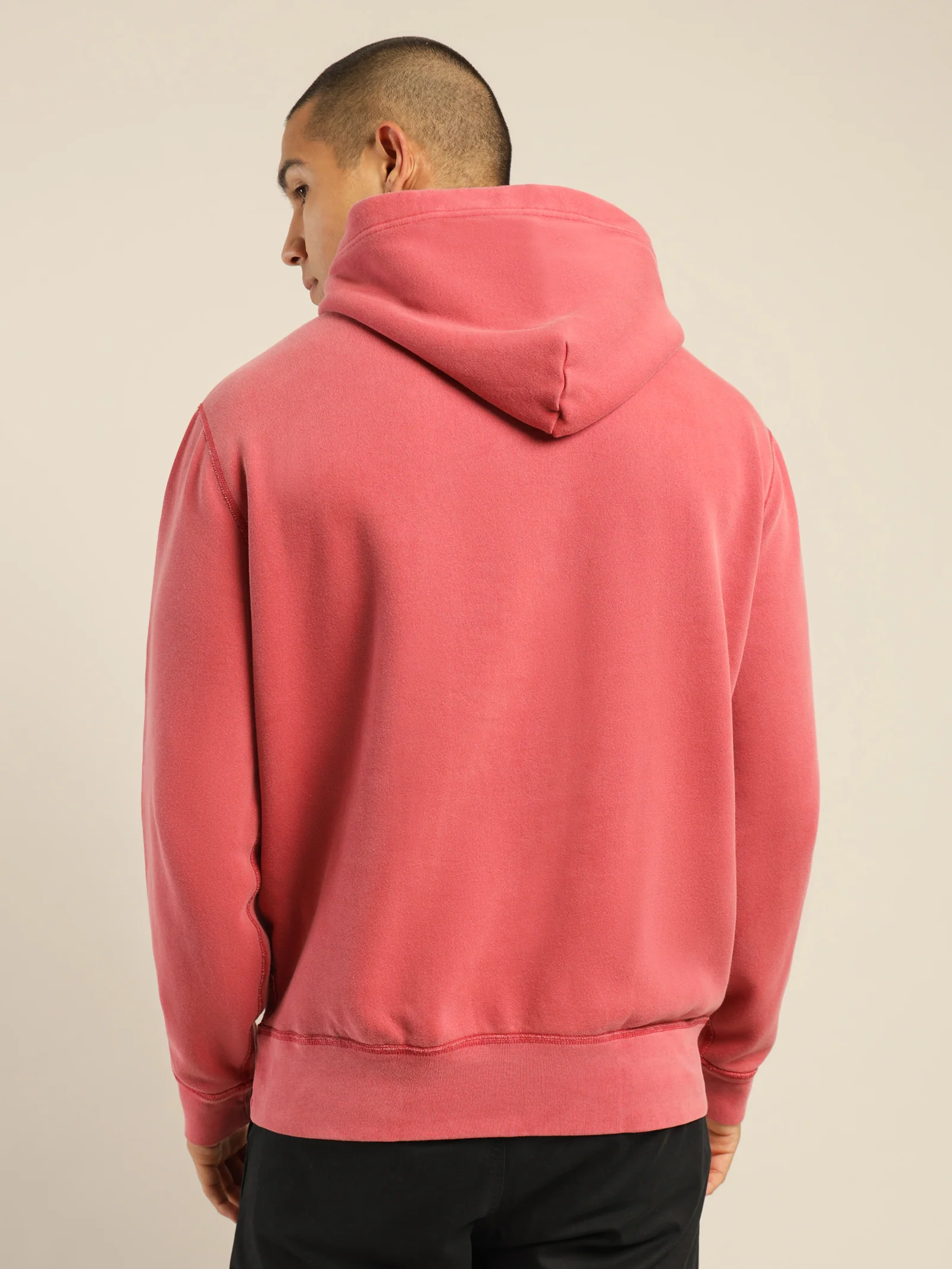Polo Garment Dyed Fleece Hoodie - Image 6