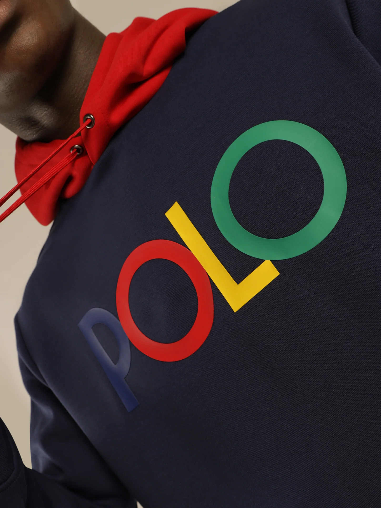 Polo Logo Double Knit Pullover Hoodie - Image 3