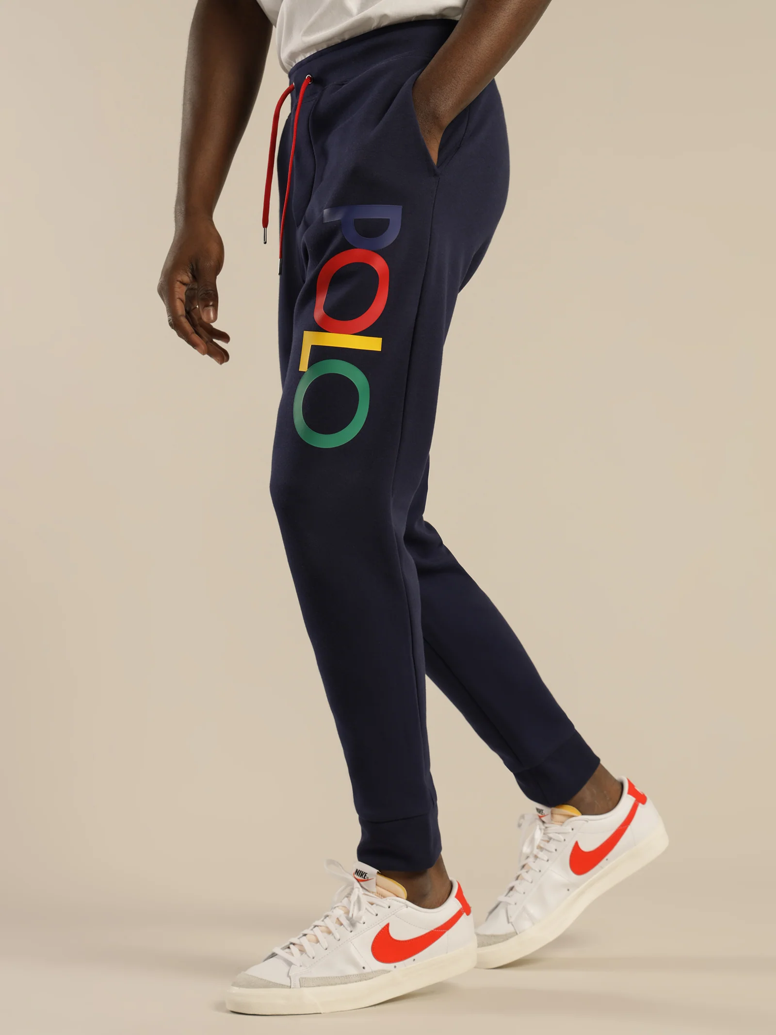 Polo Logo Double Knit Track Pants - Image 4