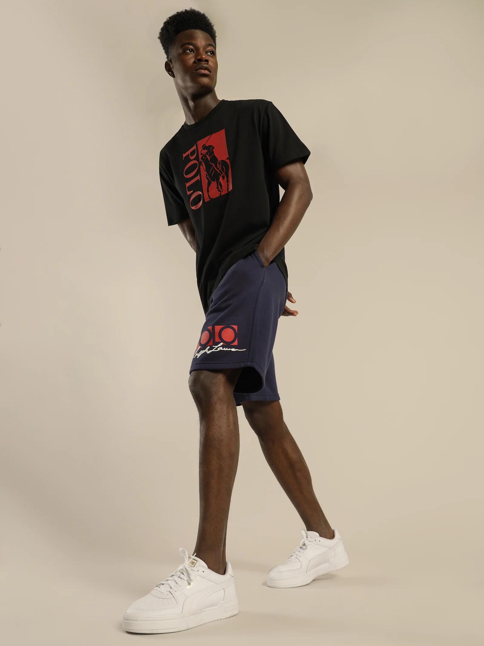 Polo Logo Fleece Shorts - Image 2