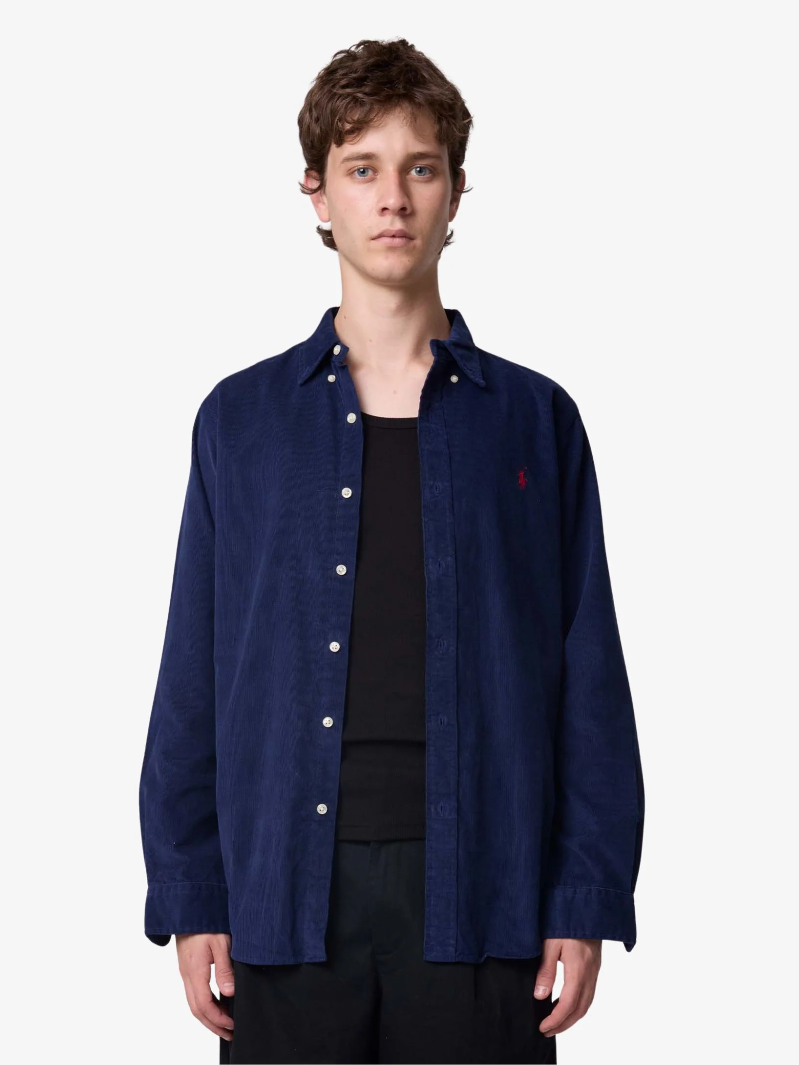 Slim Fit Corduroy Shirt - Image 2