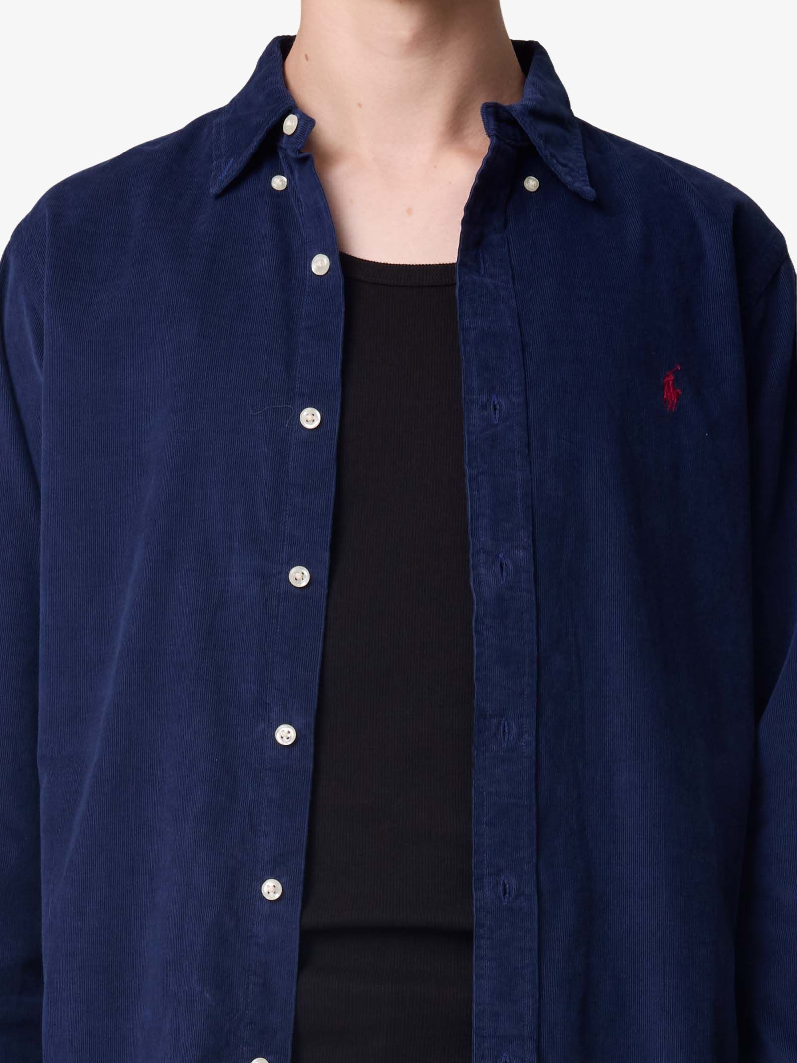 Slim Fit Corduroy Shirt - Image 4