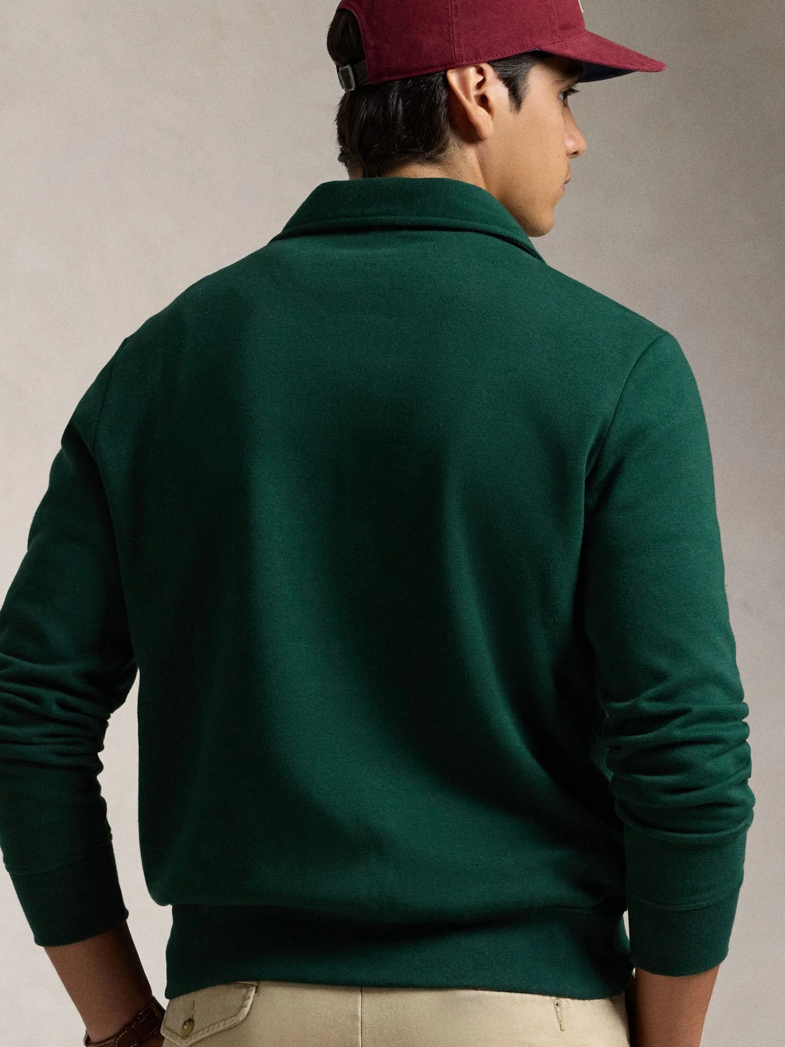 Graphic 1/4 Zip  Sweatshirt - Image 2