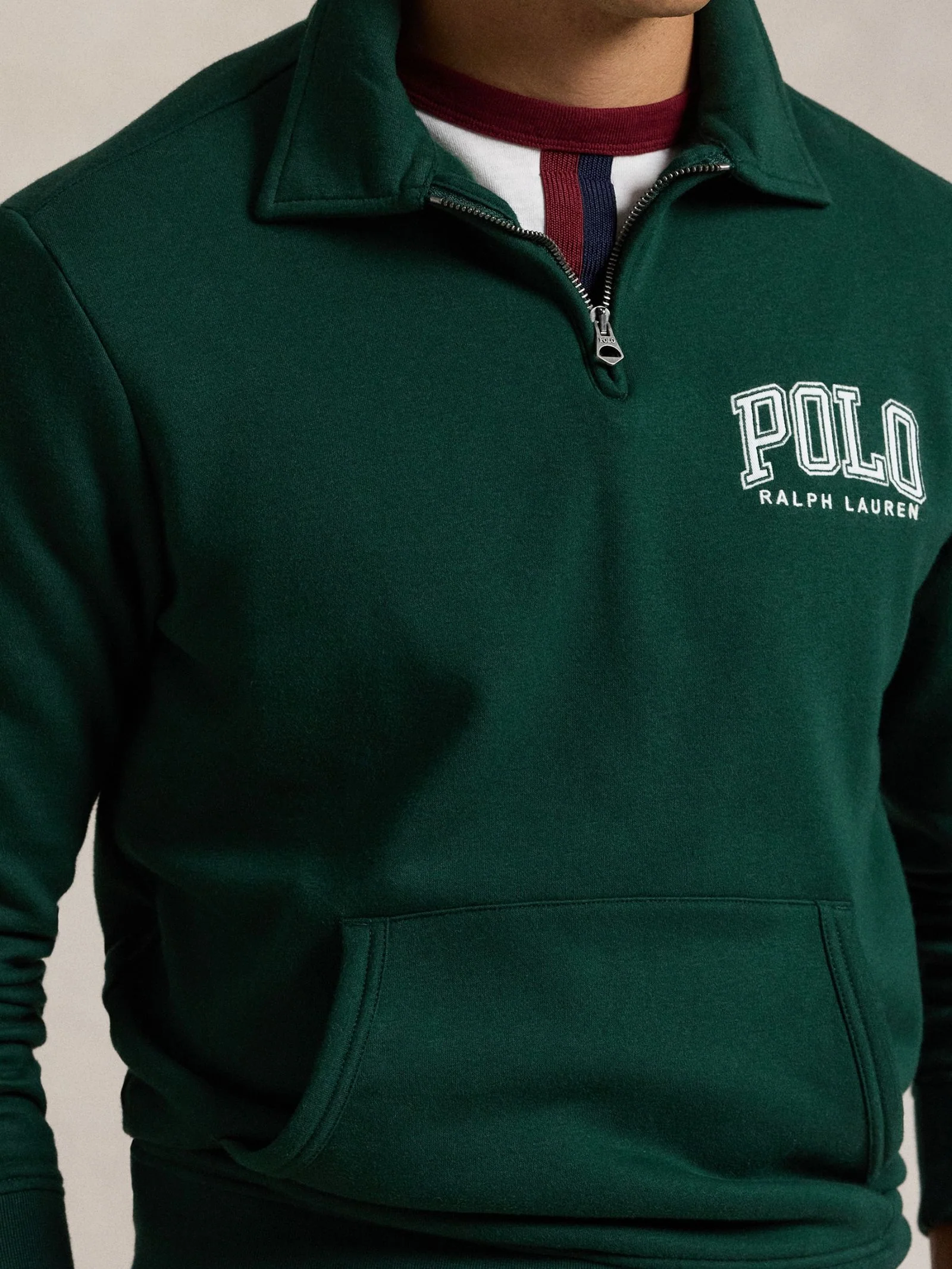 Graphic 1/4 Zip  Sweatshirt - Image 3
