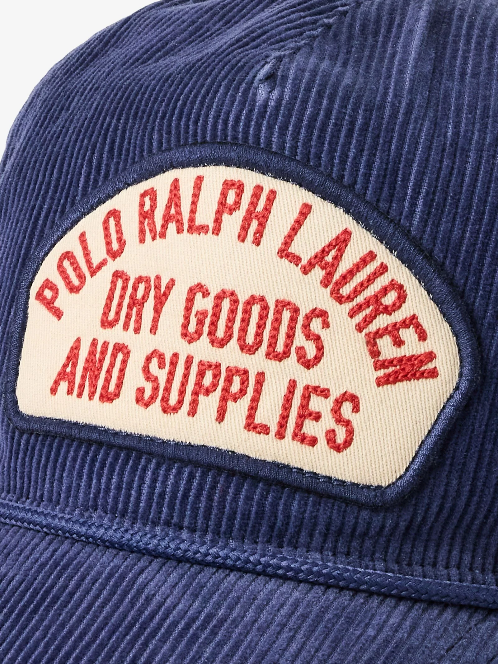 Logo-Patch Corduroy Trucker Cap - Image 3