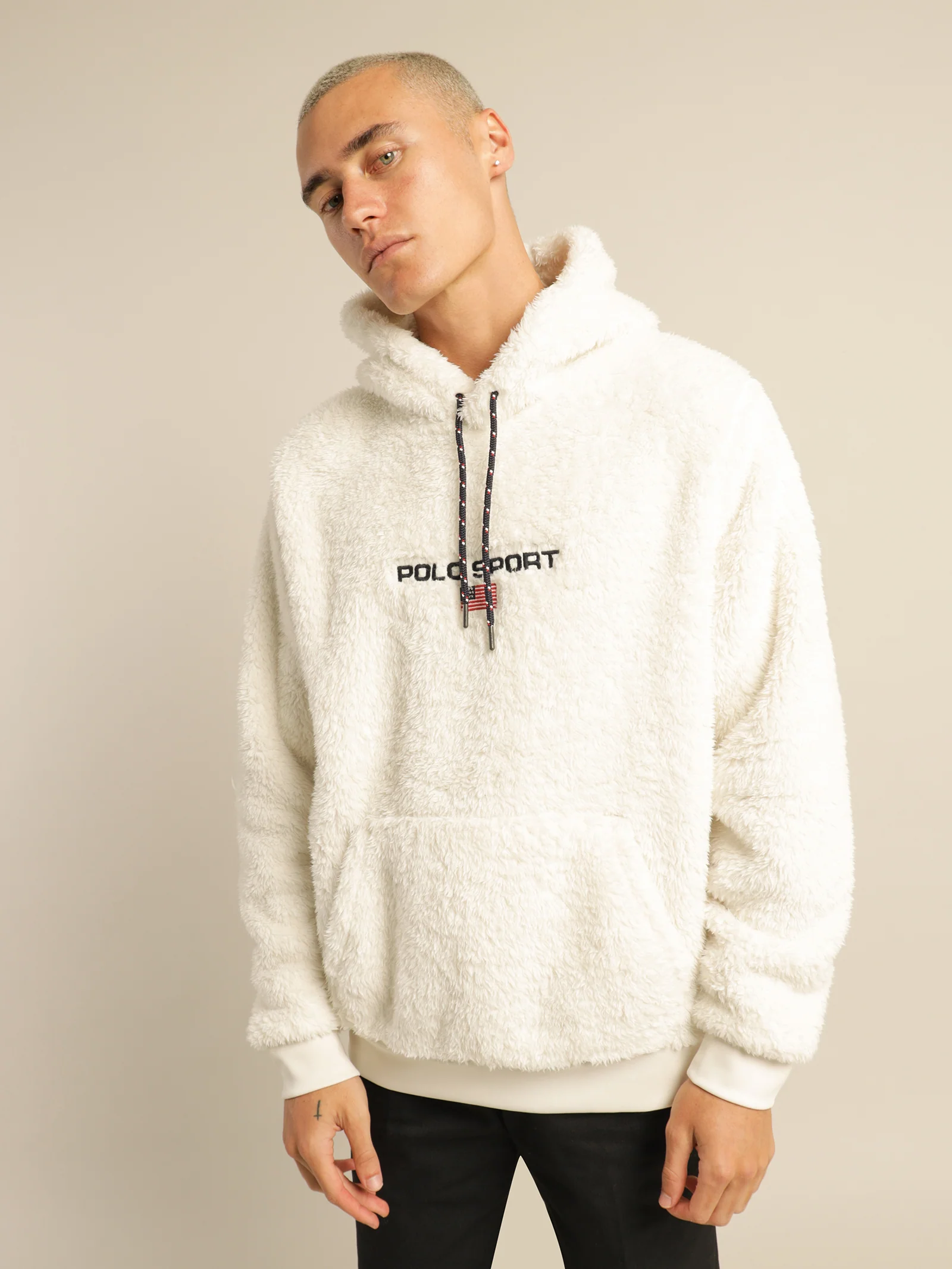 Polo Sport Borg Fleece Hoodie - Image 2