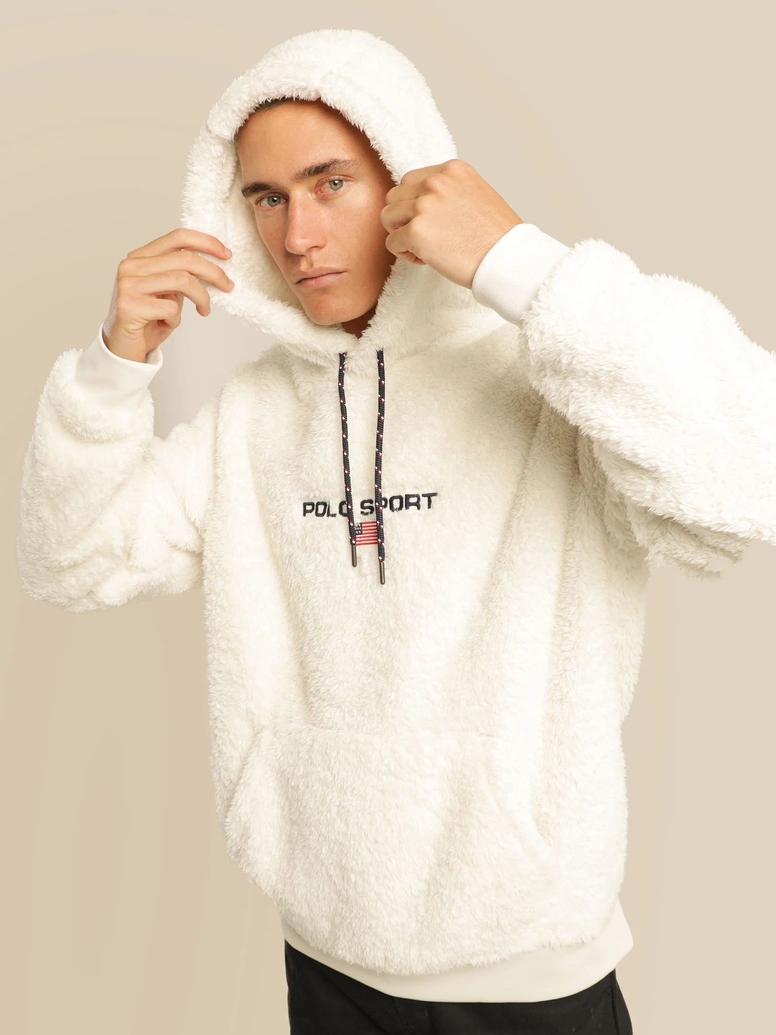 Polo Sport Borg Fleece Hoodie - Image 3