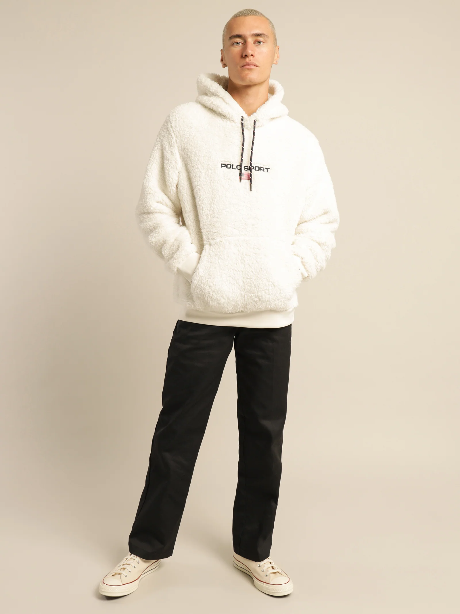 Polo Sport Borg Fleece Hoodie - Image 4