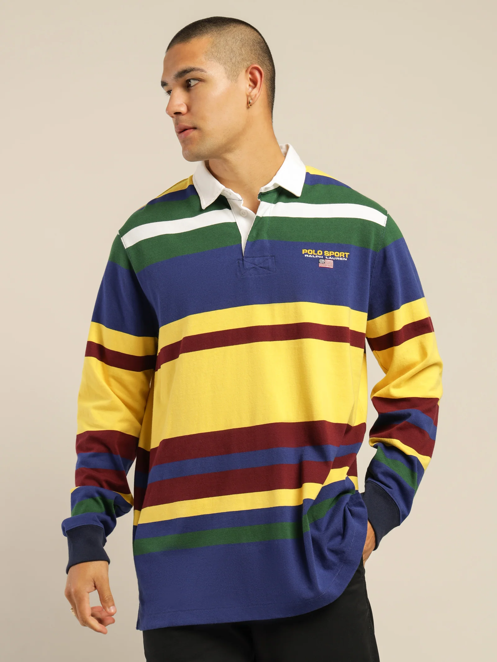 Polo Sport Long Sleeve Rugby Shirt - Image 3