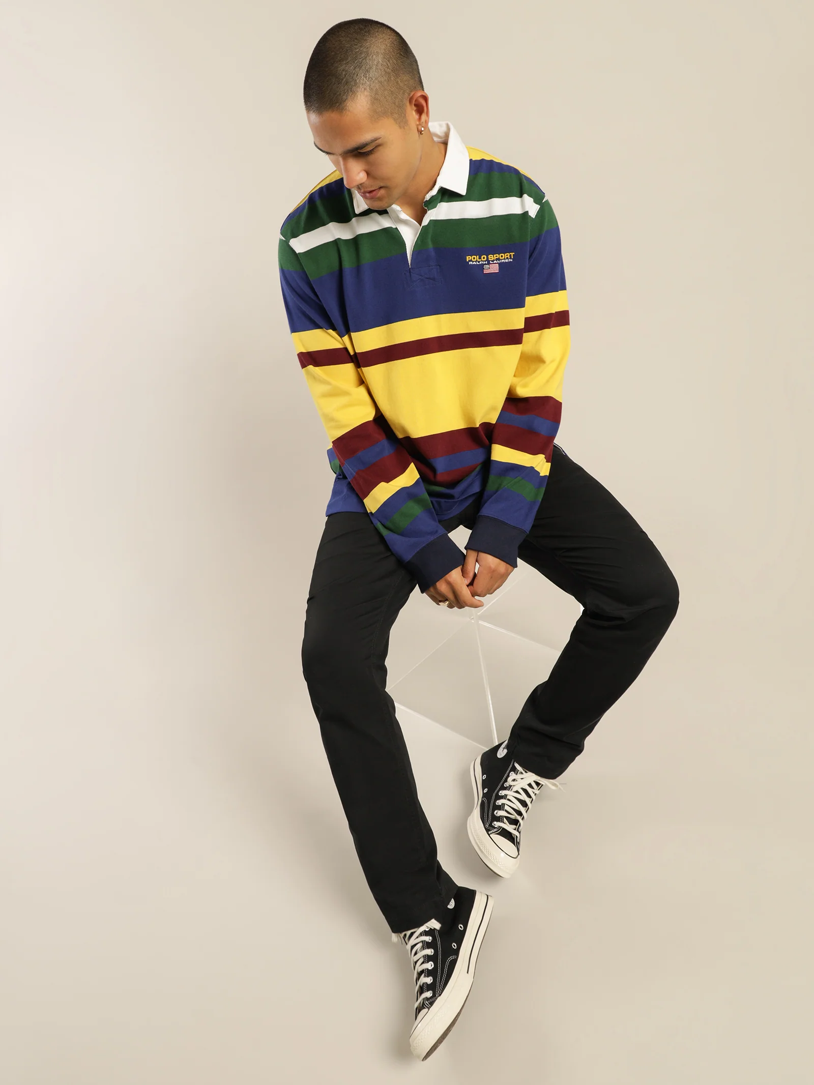 Polo Sport Long Sleeve Rugby Shirt - Image 6