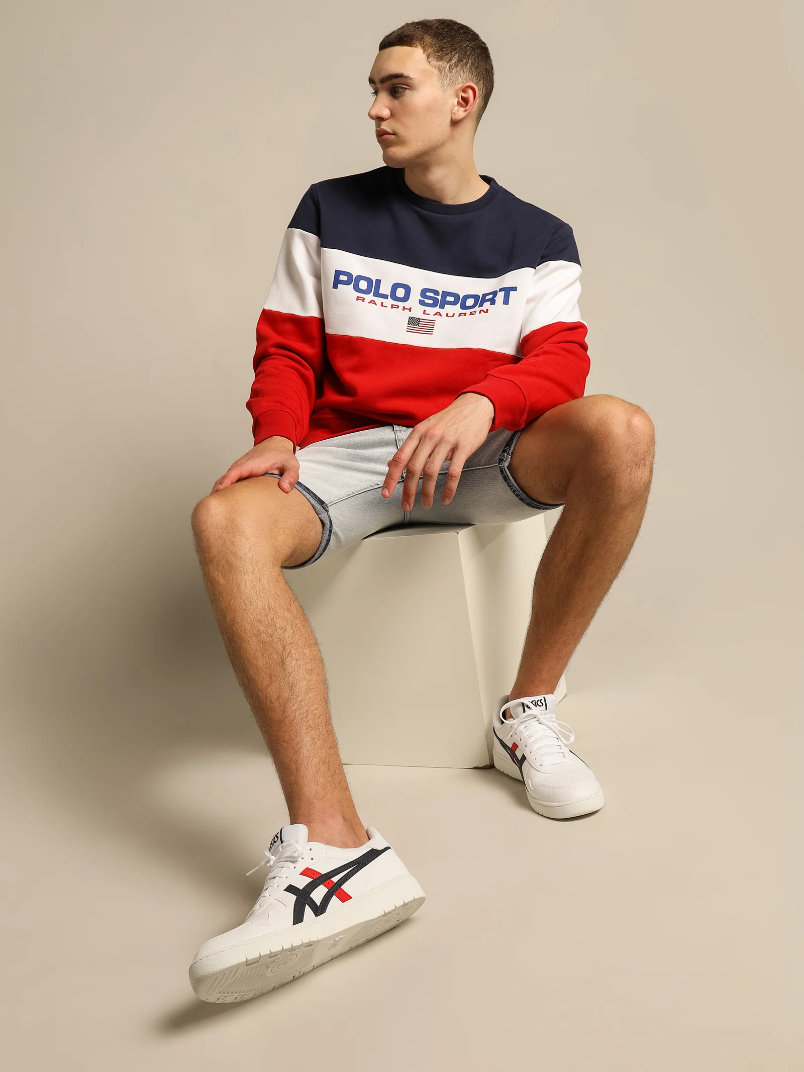 Polo Sport Tricolore Crew Sweat - Image 2