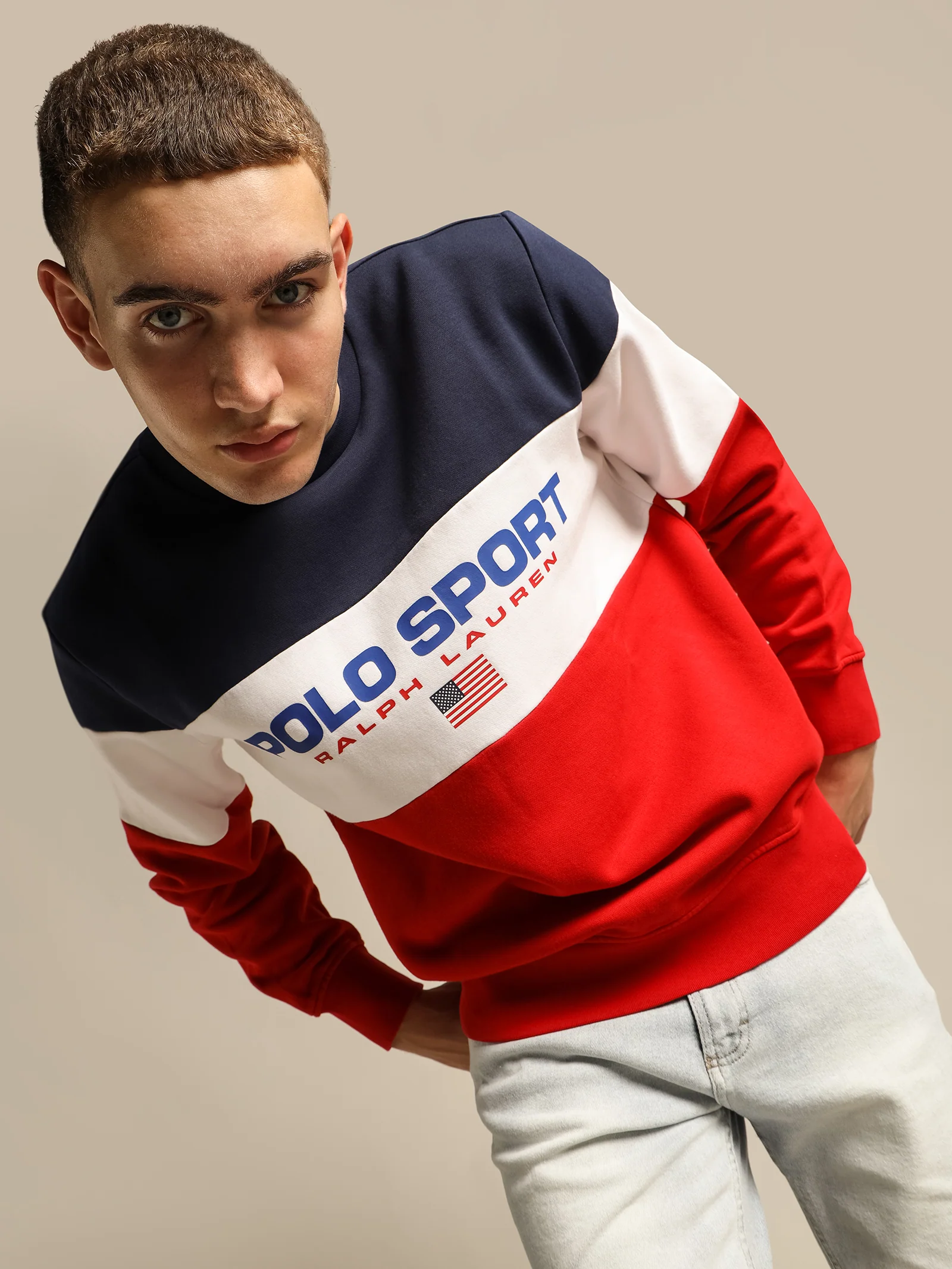 Polo Sport Tricolore Crew Sweat - Image 5