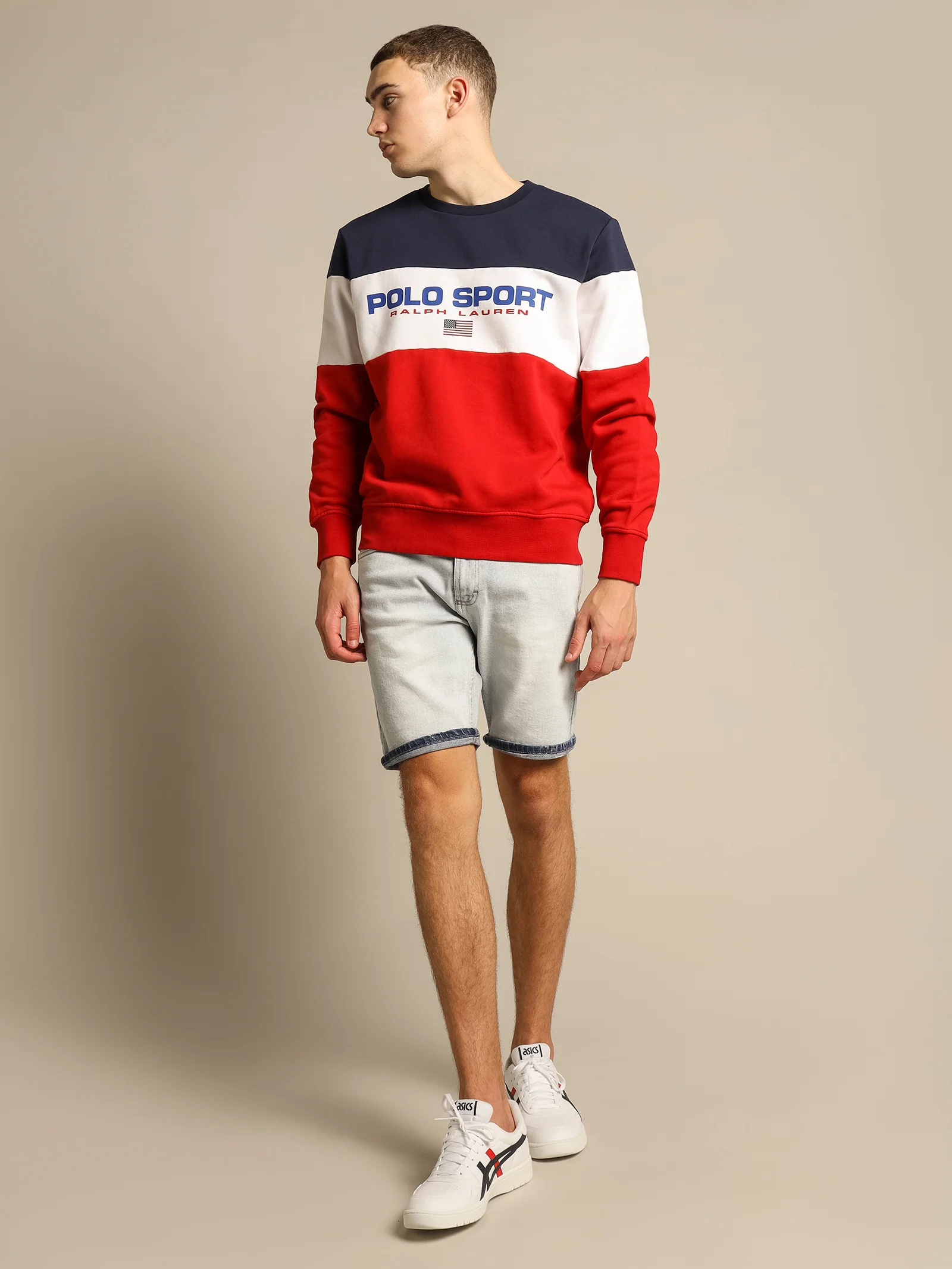 Polo Sport Tricolore Crew Sweat - Image 6