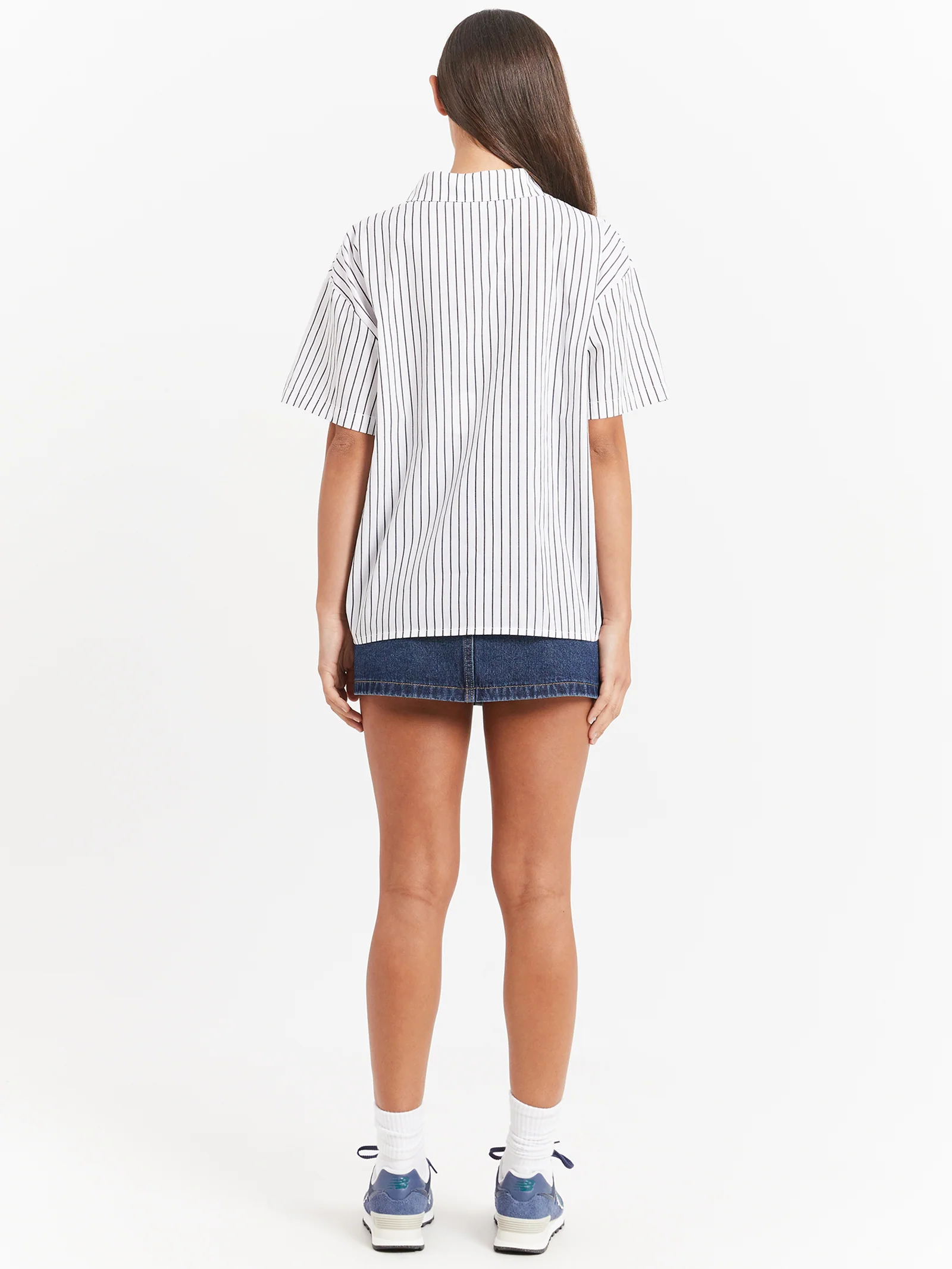 Pop Short Sleeve Graffiti Stripe Shirt - Image 7