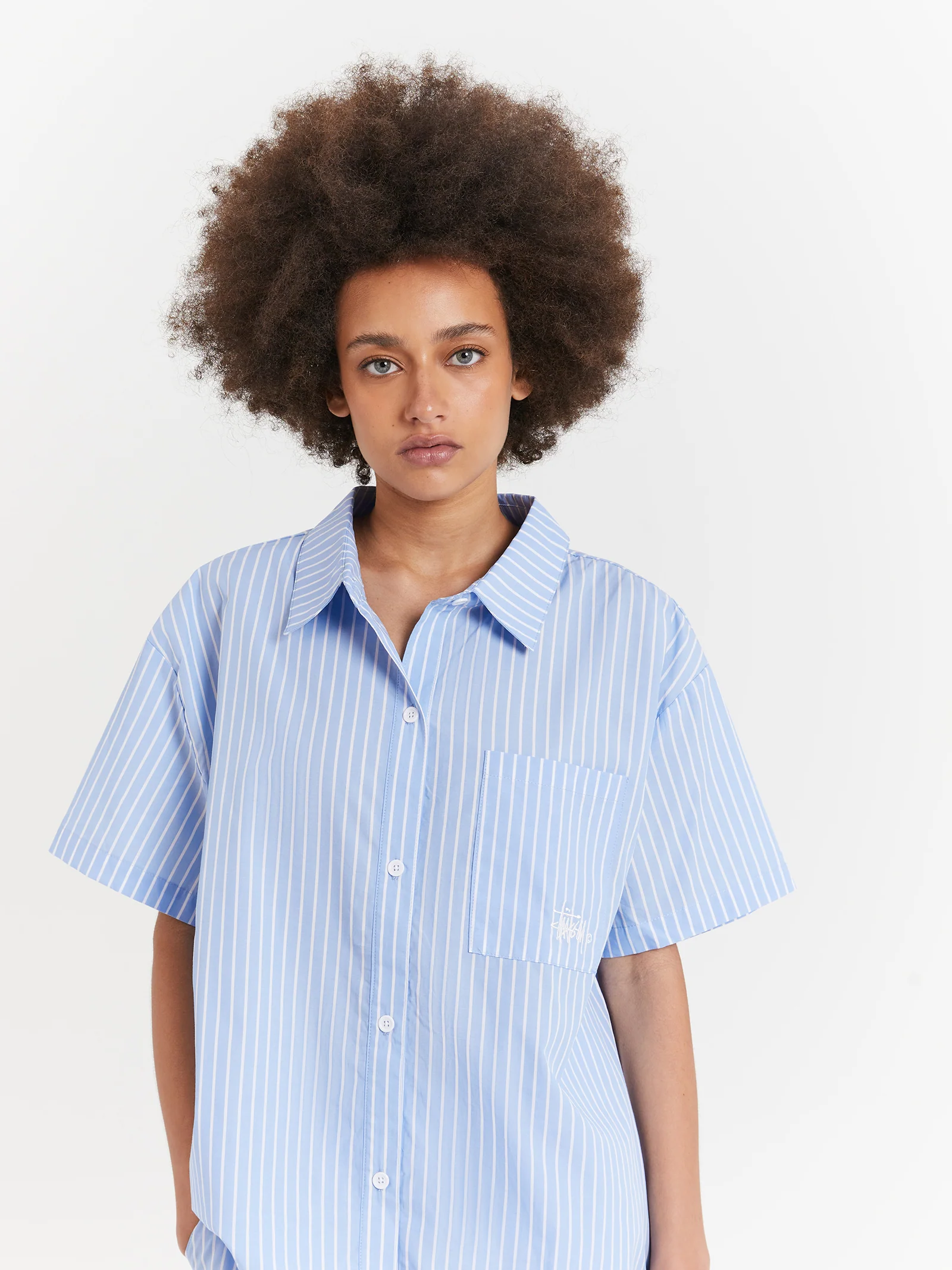 Pop Short Sleeve Graffiti Stripe Shirt - Image 6