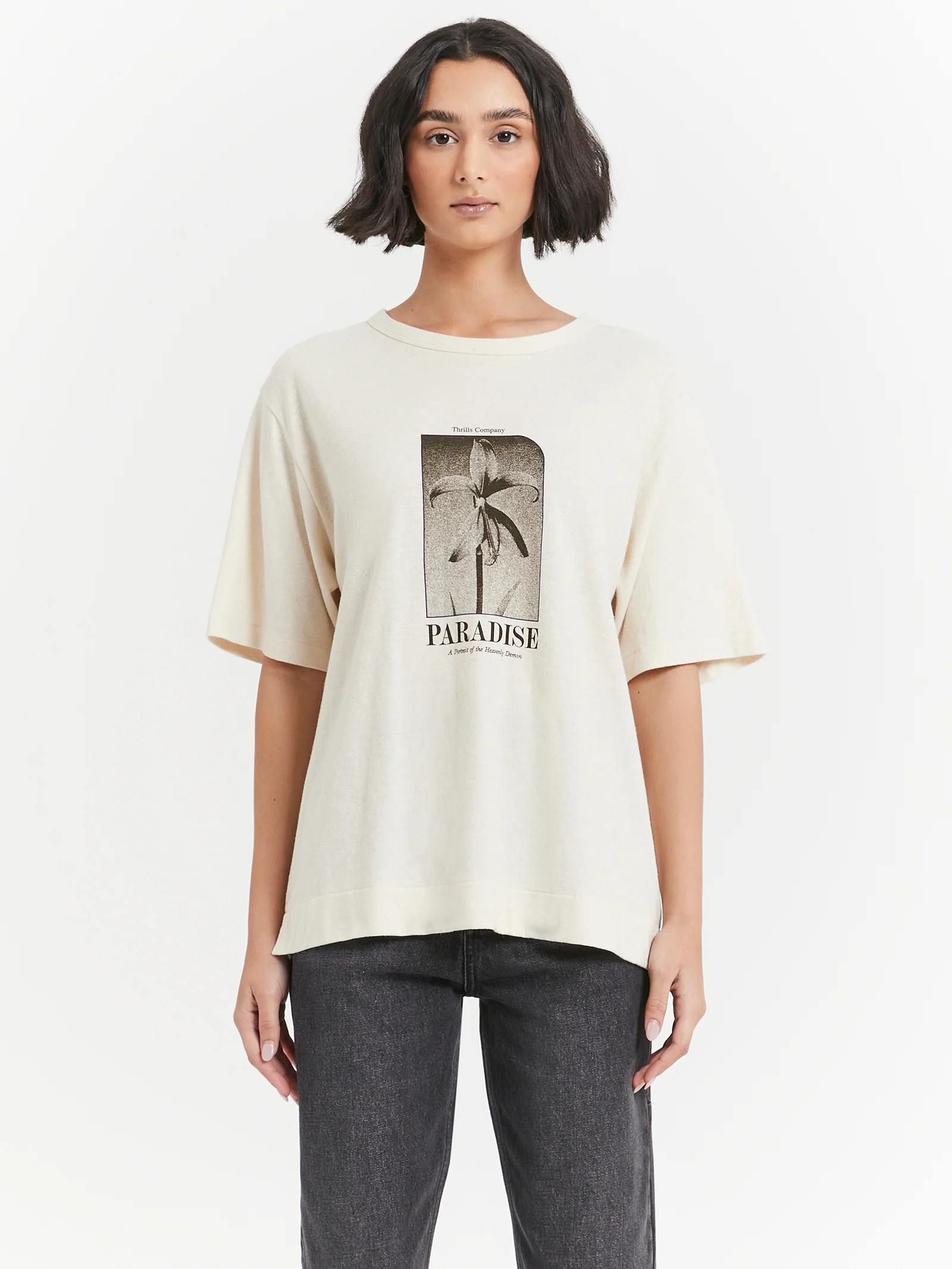 Portrait of Paradise Hemp Box T-Shirt