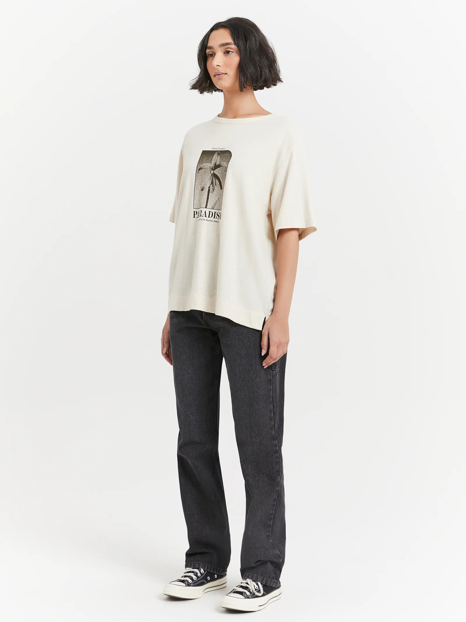 Portrait of Paradise Hemp Box T-Shirt - Image 4
