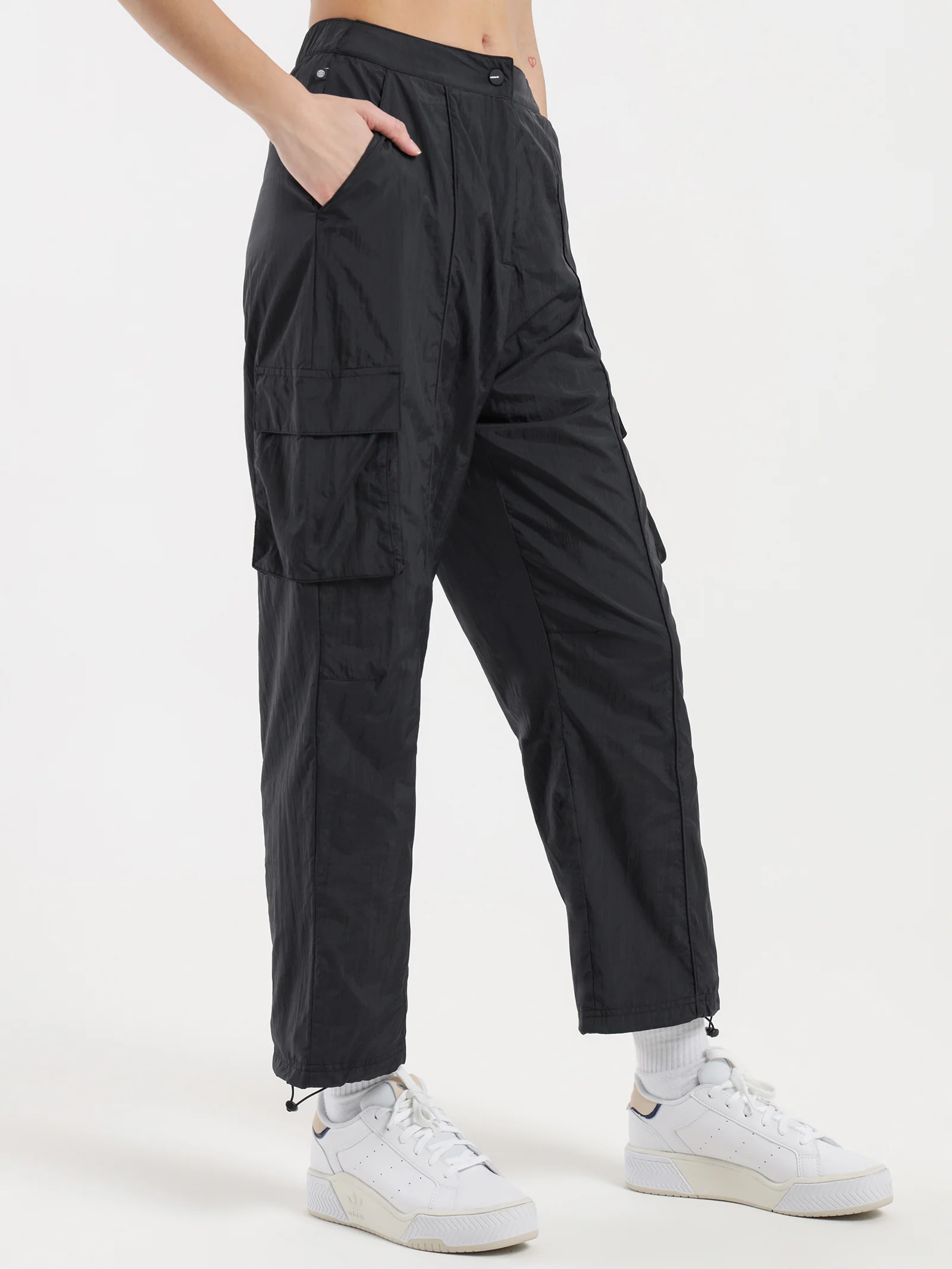 Premium Essentials Nylon Cargo Pants - Image 3